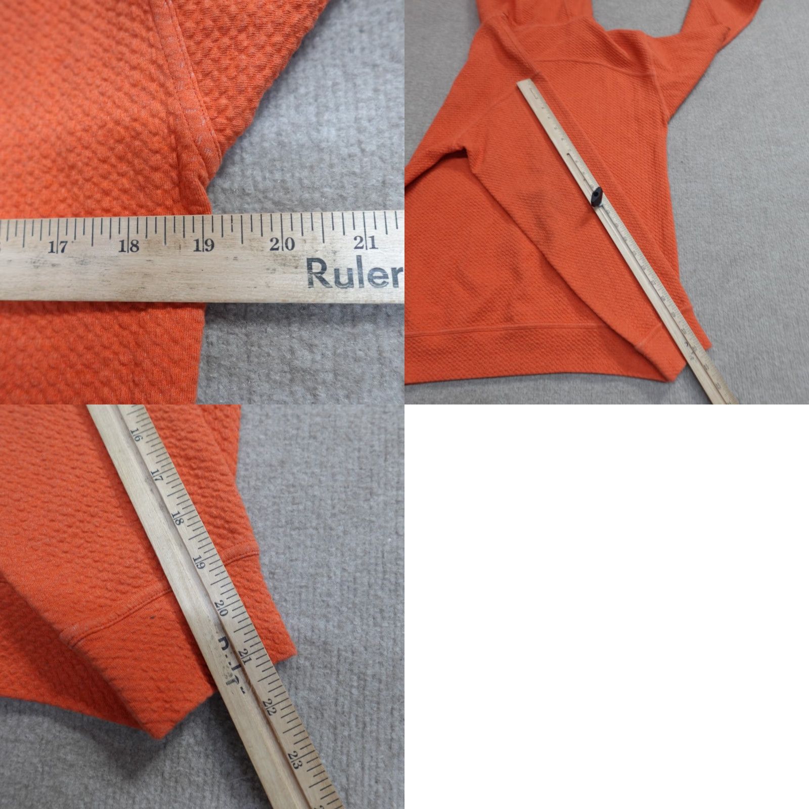 Lululemon Lululemon Athletic Shirt Women Small Orange All Yours Hoodie Bubble Dot Pullover Long Sleeve Running & Jogging Size S / US 4 / IT 40 - 8 Thumbnail