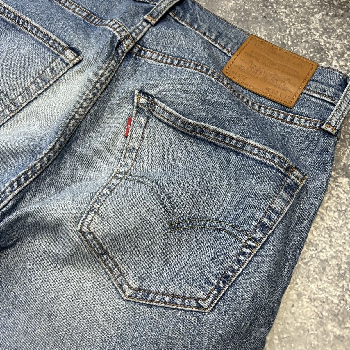 Levi's Vintage Levis 512 Blue denim Streetwear Jeans Size US 32 / EU 48 - 4 Thumbnail