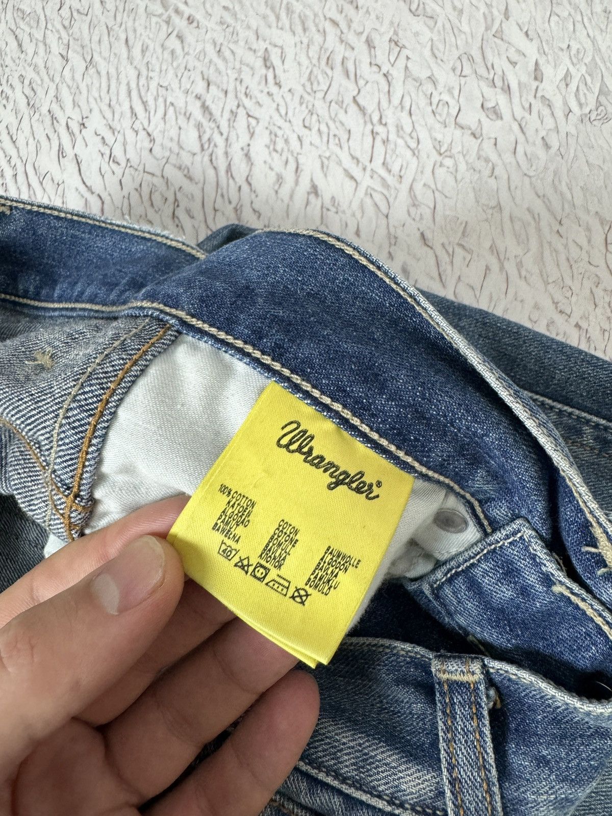 Vintage Wrangler Shaft jeans vintage banana tapered style Size US 28 / EU 44 - 10 Thumbnail