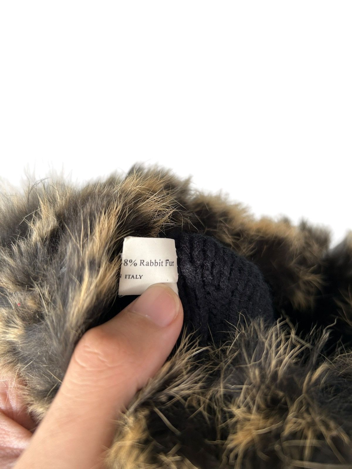14th Addiction × If Six Was Nine × Le Grande Bleu (L.G.B.) Punk Bondage Style Knitt fur Beanie Hats ☠️☠️ Size ONE SIZE - 11 Thumbnail