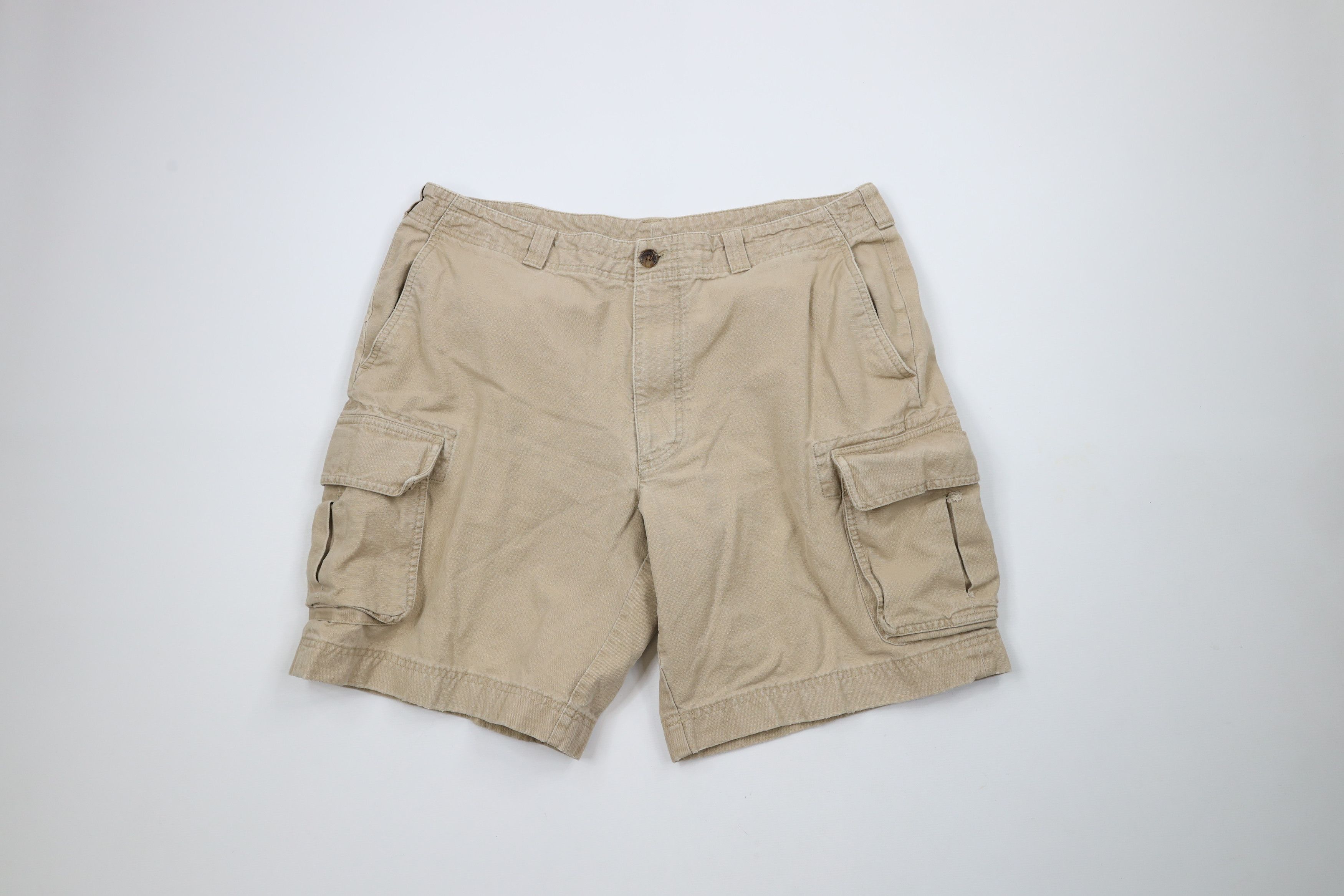 Brooks Brothers × Vintage Vintage Brooks Brothers Heavyweight Shorts Beige Cotton Size US 38 / EU 54 - 1 Thumbnail