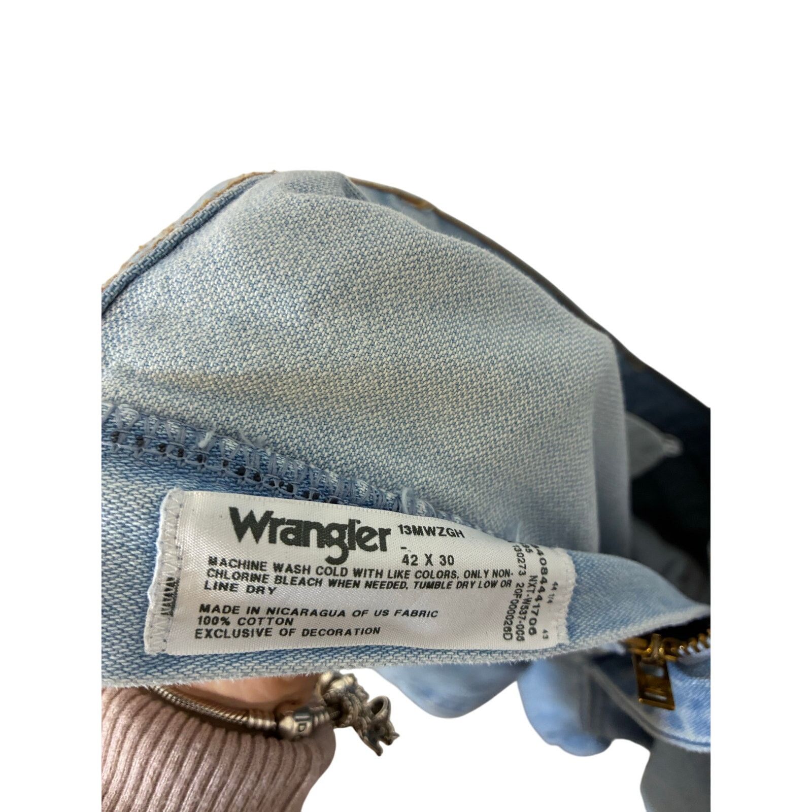 Wrangler Wrangler Cowboy Cut Original Jeans 42Wx30L Denim Size US 42 / EU 58 - 3 Thumbnail