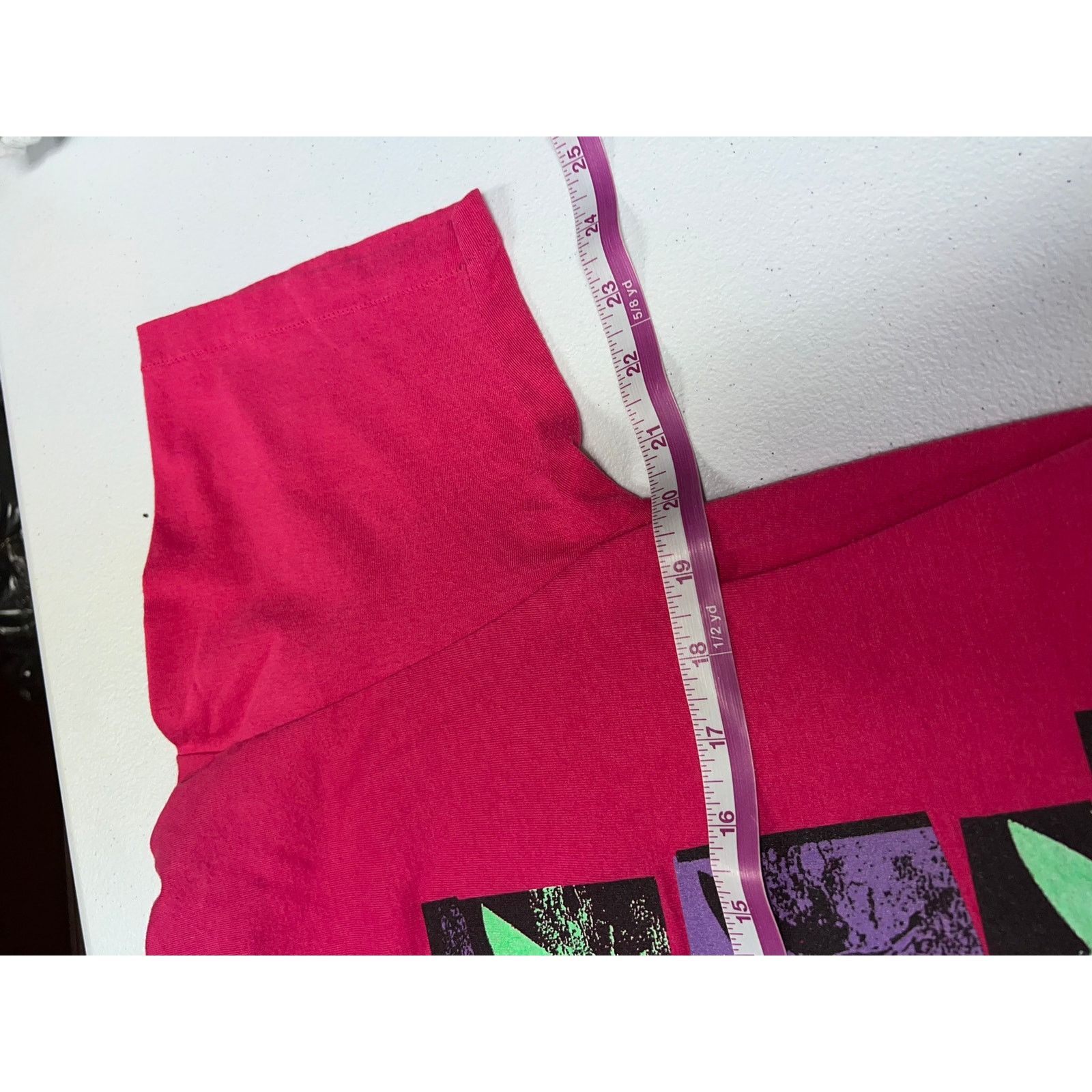 Vintage Vintage Surf Shirt Sun Sportswear Videographic Video Pink L Size US L / EU 52-54 / 3 - 10 Thumbnail