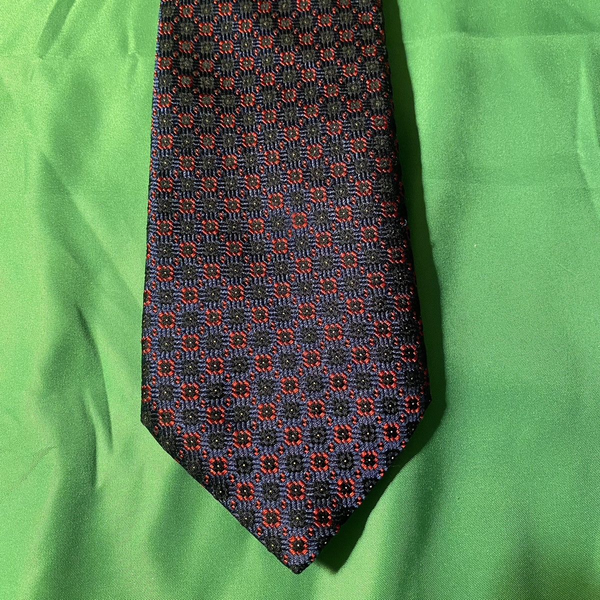 Other Silk Black and Red Bred Tie d’ este made in Italy Size ONE SIZE - 3 Thumbnail