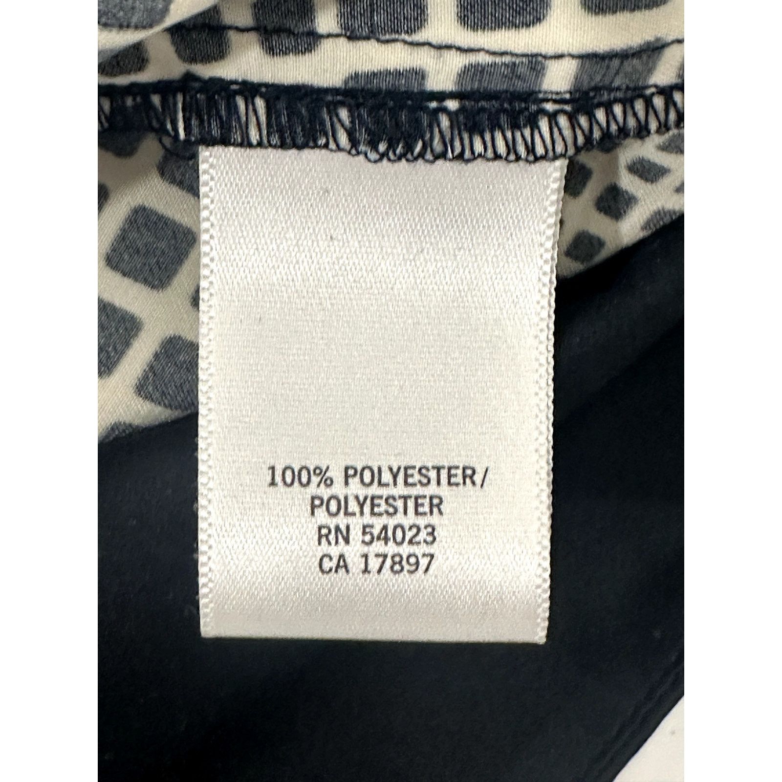Banana Republic Banana Republic Black White Short Sleeve V Neck Midi Dress 0 Size XS / US 0-2 / IT 36-38 - 8 Thumbnail