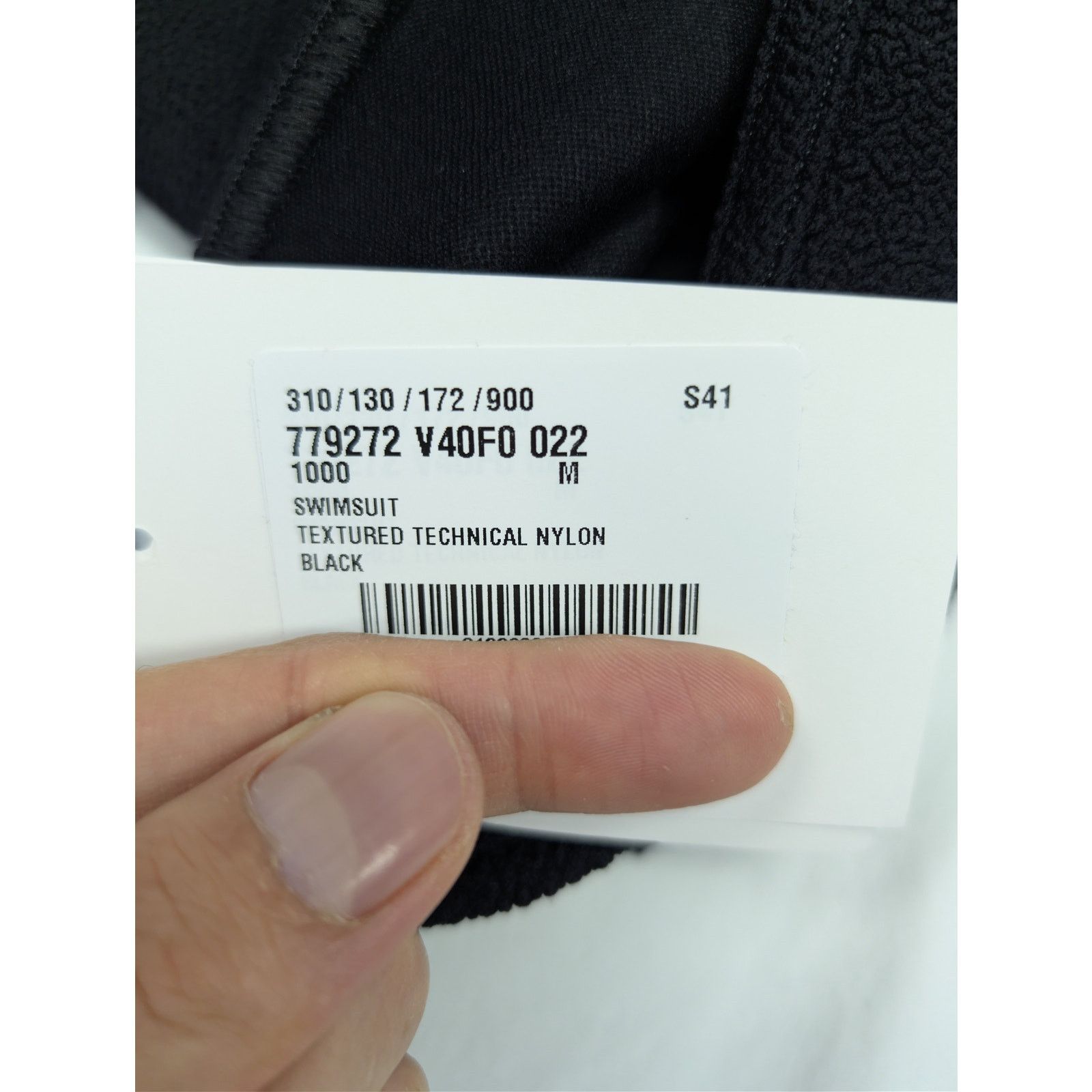 Bottega Veneta o1rshd1 Textured Technical Nylon Swimsuit Top Tank in Black Size US M / EU 48-50 / 2 - 18 Thumbnail