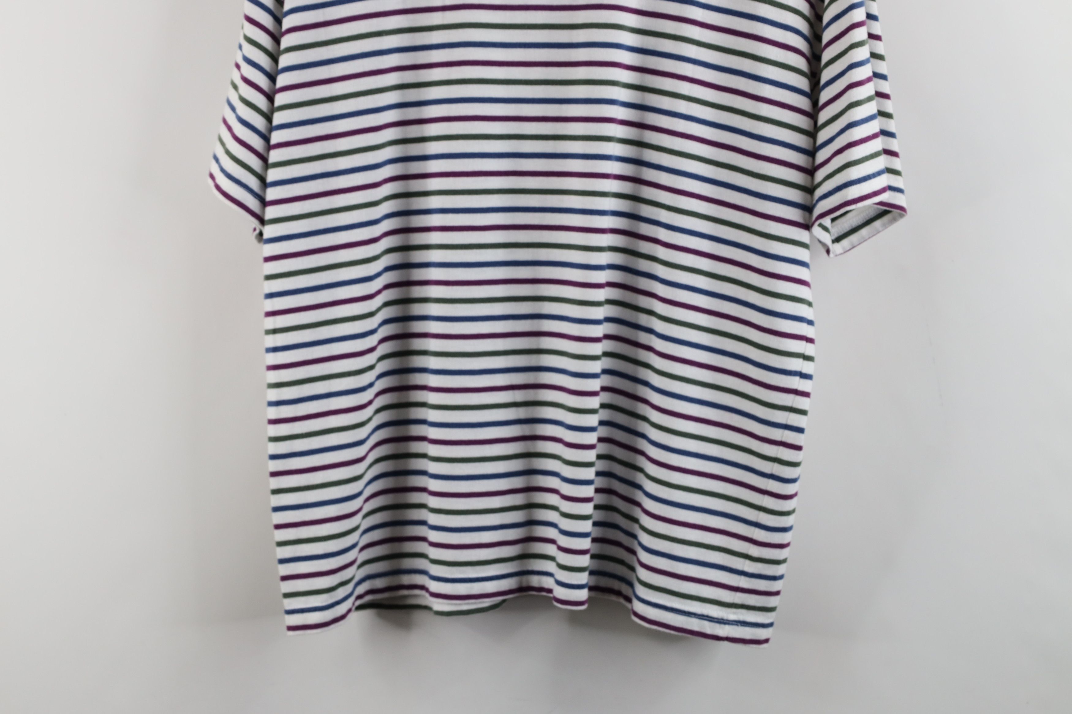 Vintage Vintage 90s Streetwear Knit Short Sleeve Henley T-Shirt Size L / US 10 / IT 46 - 11 Thumbnail