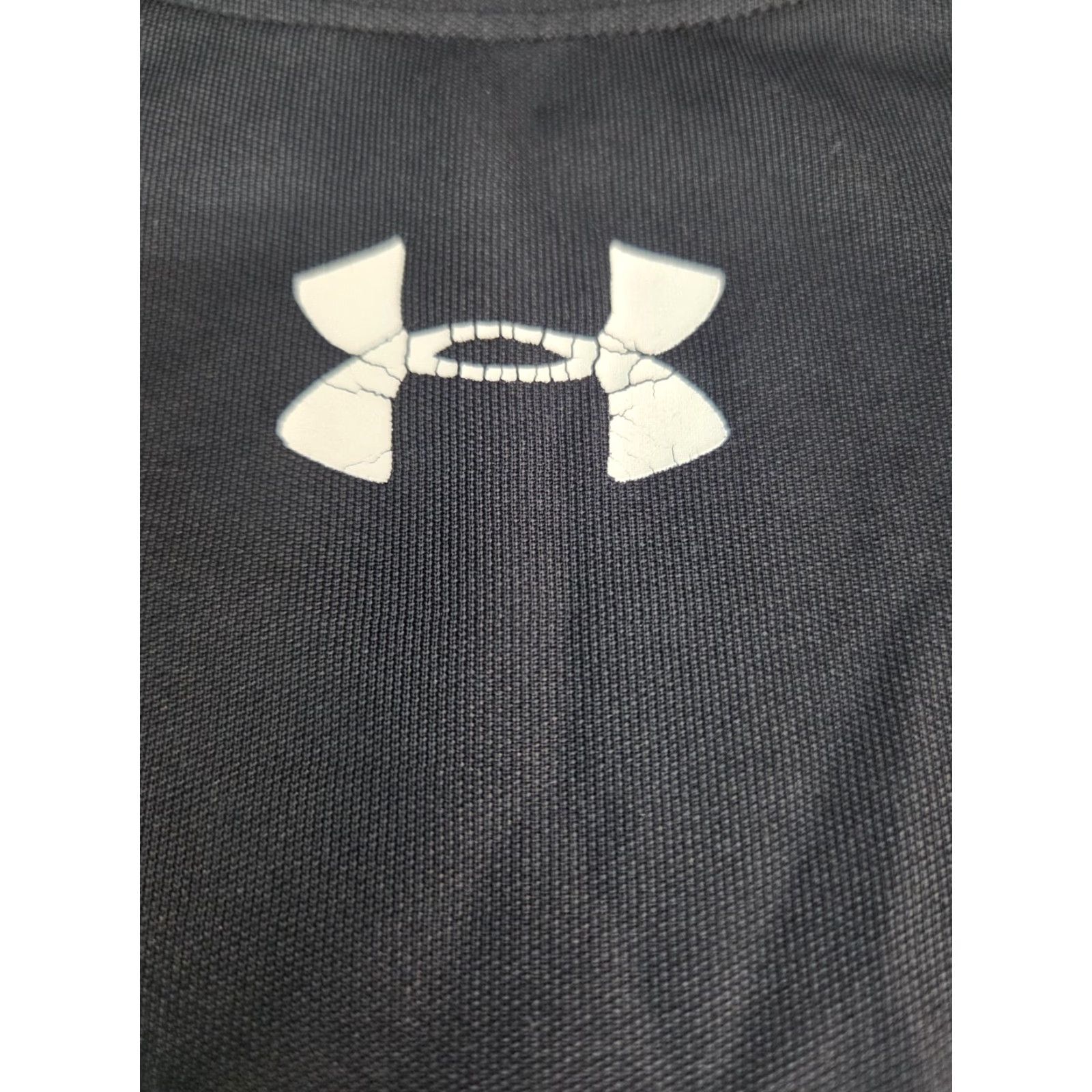 Under Armour Under Armour Mens Short Sleeve T Loose HeatGear Shirt Tribal Stripe XL Crew Neck T-Shirt Black/Green Size US M / EU 48-50 / 2 - 5 Thumbnail