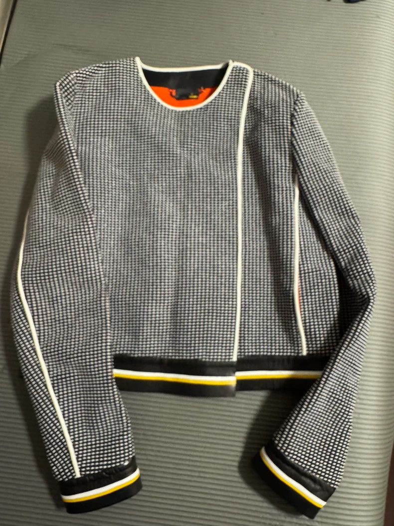 Fendi Fendi Leather-matched show jacket Size US XS / EU 42 / 0 - 1 Thumbnail