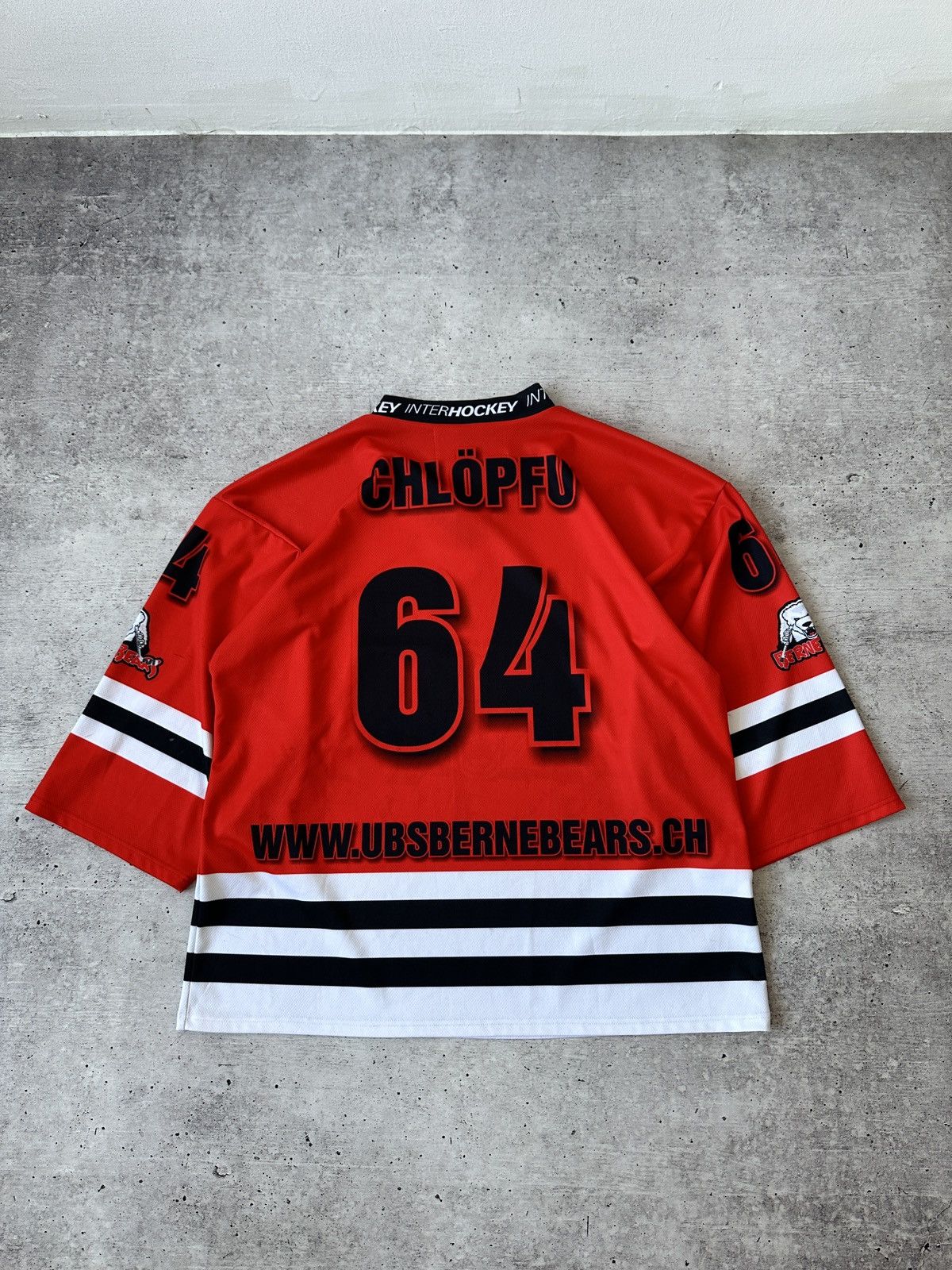 Other Berne Bears Professional Ice Hockey Jersey - Red, Size XL Size US XL / EU 56 / 4 - 17 Thumbnail