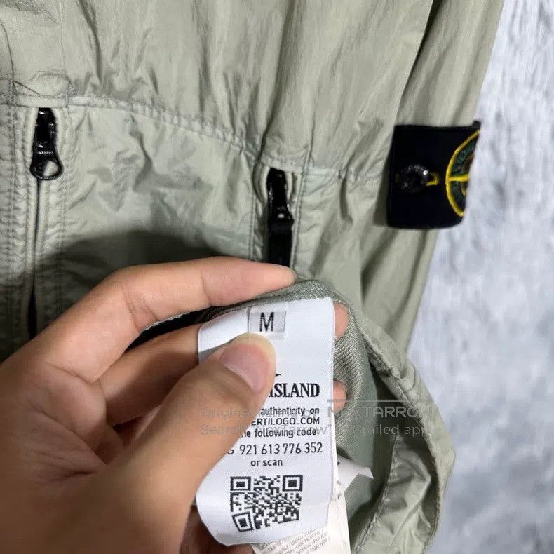 Stone Island Stone Island Three Zip Resin Nylon Jacket, Light Green, M Size US M / EU 48-50 / 2 - 5 Thumbnail