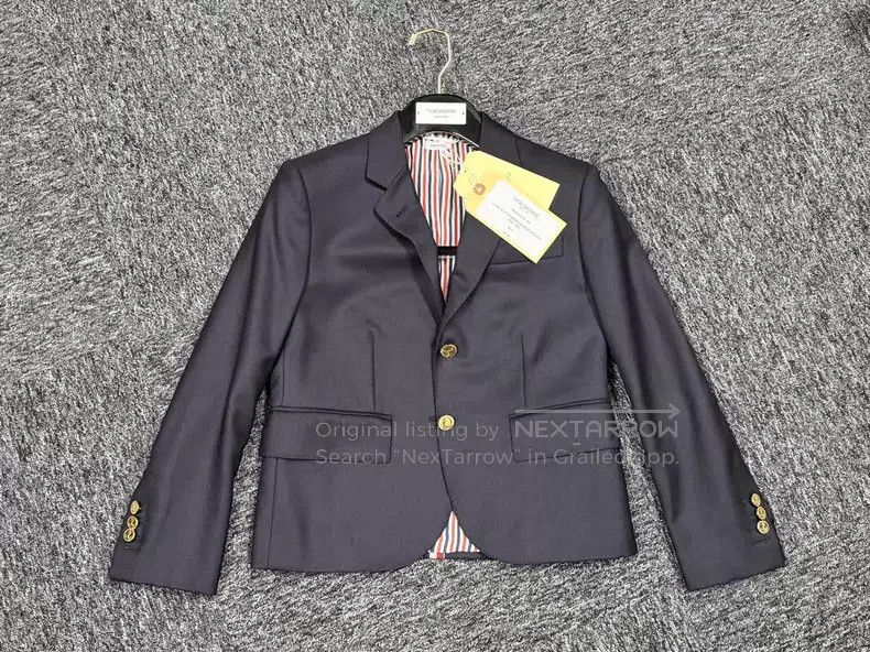Thom Browne Thom Browne Overcoat in Dark Blue with Gold Buttons Size M / US 6-8 / IT 42-44 - 9 Thumbnail