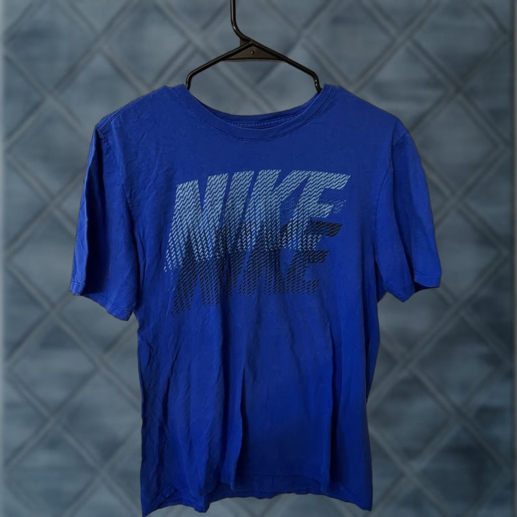 Nike Nike Tee Shirt Mens Blue Athletic T-Shirt Medium Size Nike Dri-Fit Logo Graphic Short Sleeve Sports Clothing Style Basic Size US M / EU 48-50 / 2 - 1 Thumbnail