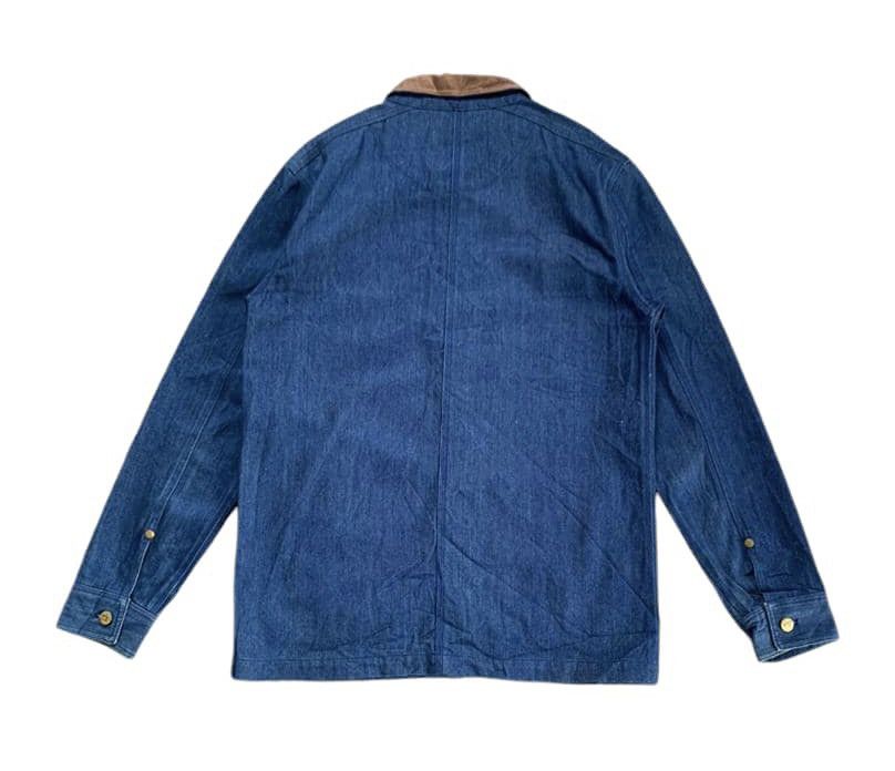 Japanese Brand Donuts 45 Buttons HANDMADE Denim Jacket Size US L / EU 52-54 / 3 - 2 Thumbnail