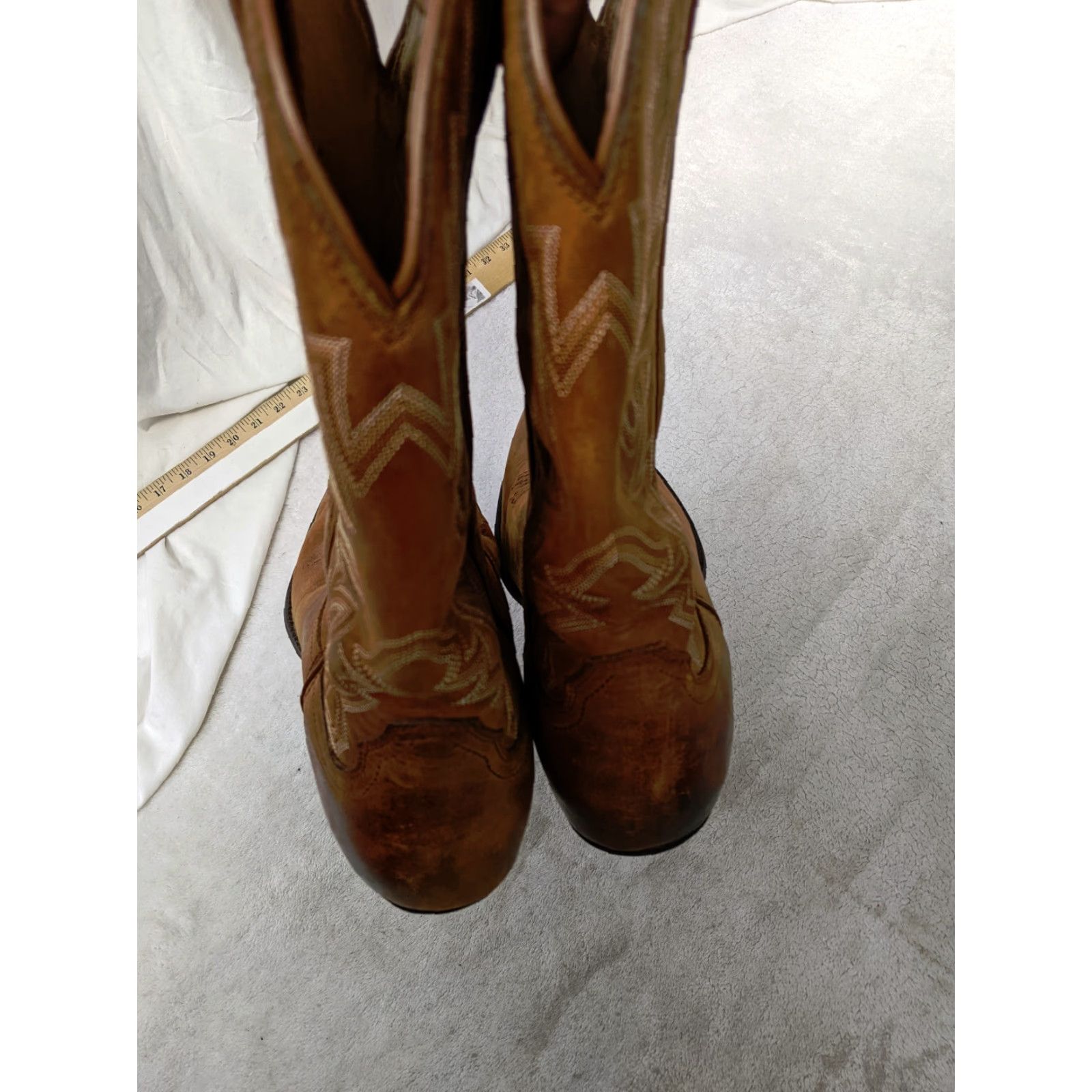 Twisted X Twisted X Boots Mens Adult 10.5D Brown Leather Western Cowboy Rodeo MWT0017 Mens Size US 11 / EU 44 - 4 Thumbnail