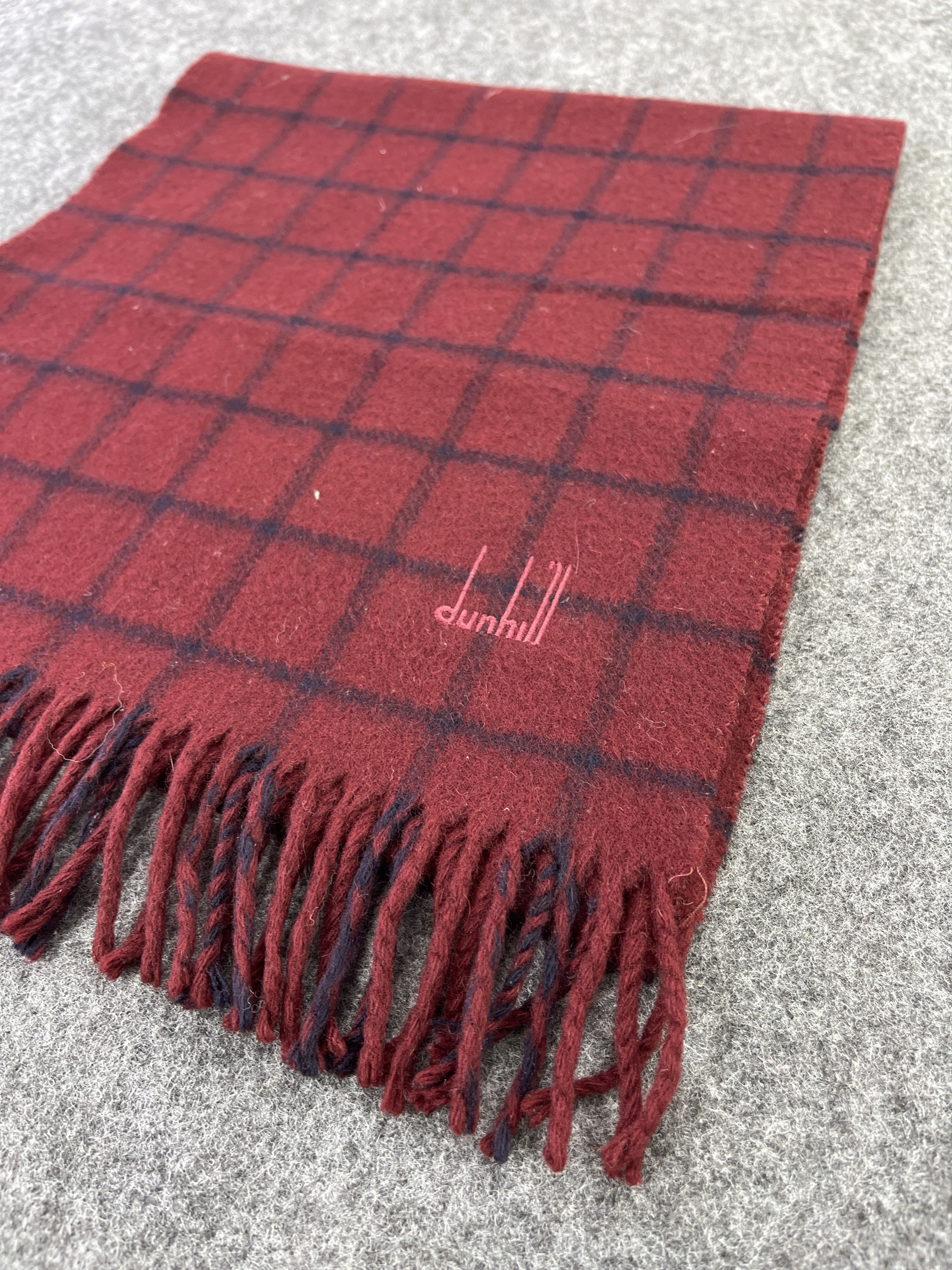 Alfred Dunhill ALFRED DUNHILL CASHMERE SCARVES / MUFFLER T187 Size ONE SIZE - 7 Thumbnail