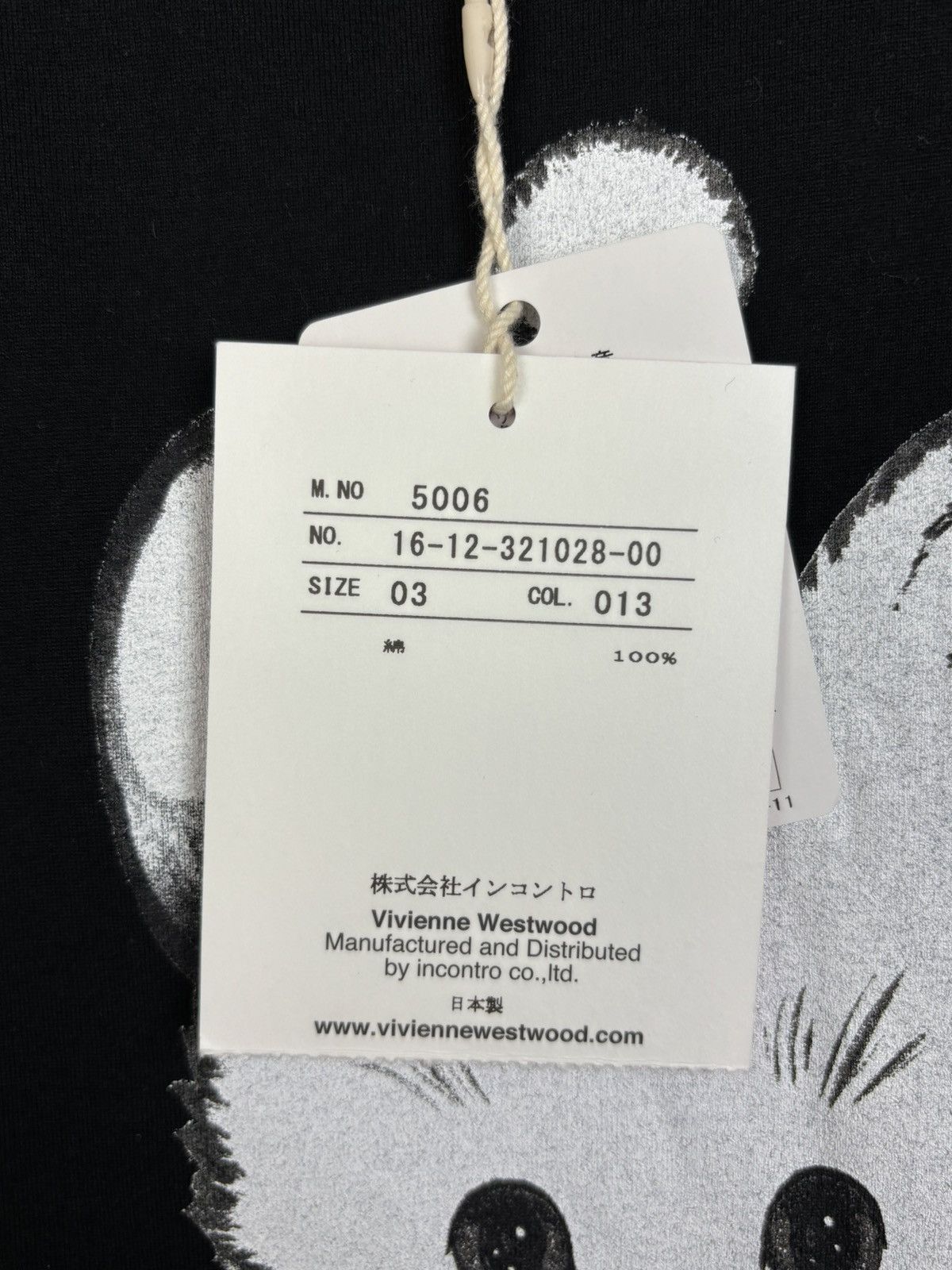 Vivienne Westwood NWT Vivienne Westwood Red Label Kitty Cat Cute T-Shirt Black Size L / US 10 / IT 46 - 9 Thumbnail
