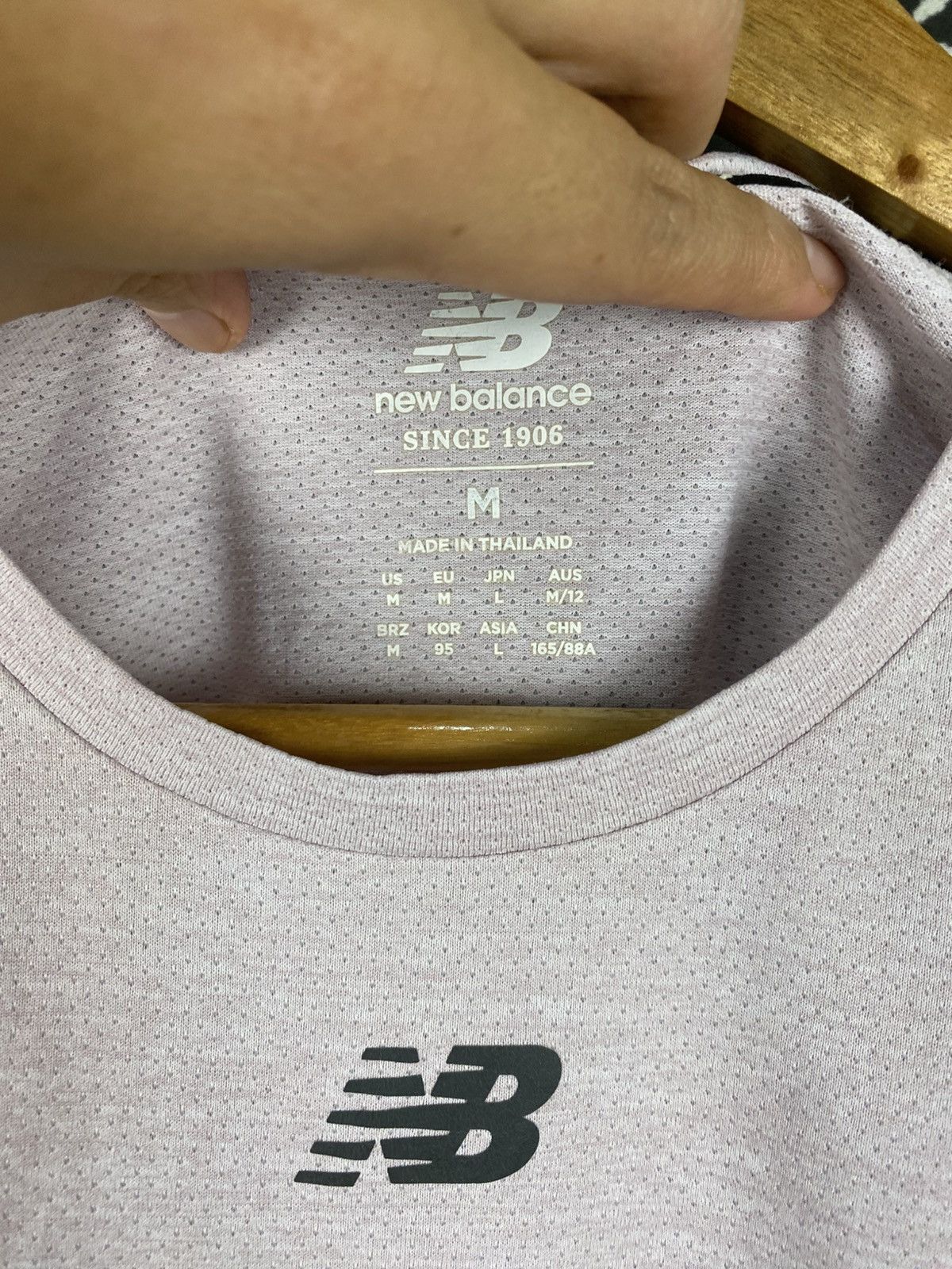 New Balance New Balance Running "Save Water" Mesh Tech Tee Pink/Black Size US S / EU 44-46 / 1 - 5 Thumbnail