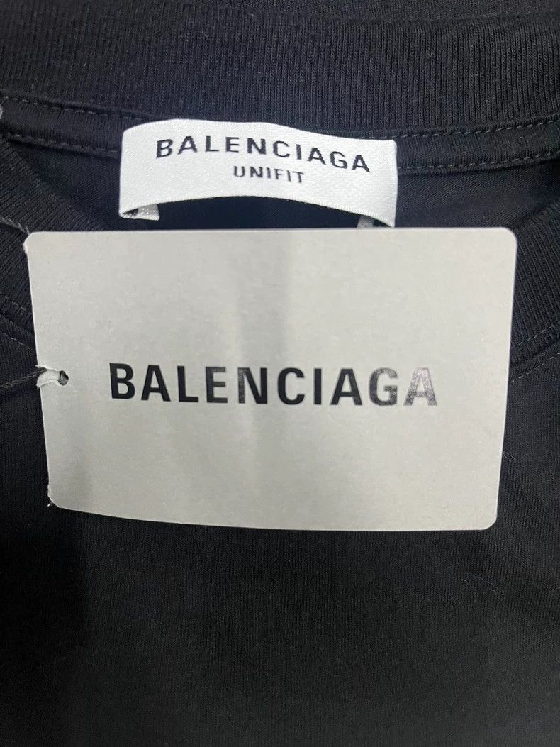 Balenciaga Balenciaga High-set embroidered Logo short sleeves 2503-Nex Size US XS / EU 42 / 0 - 3 Thumbnail