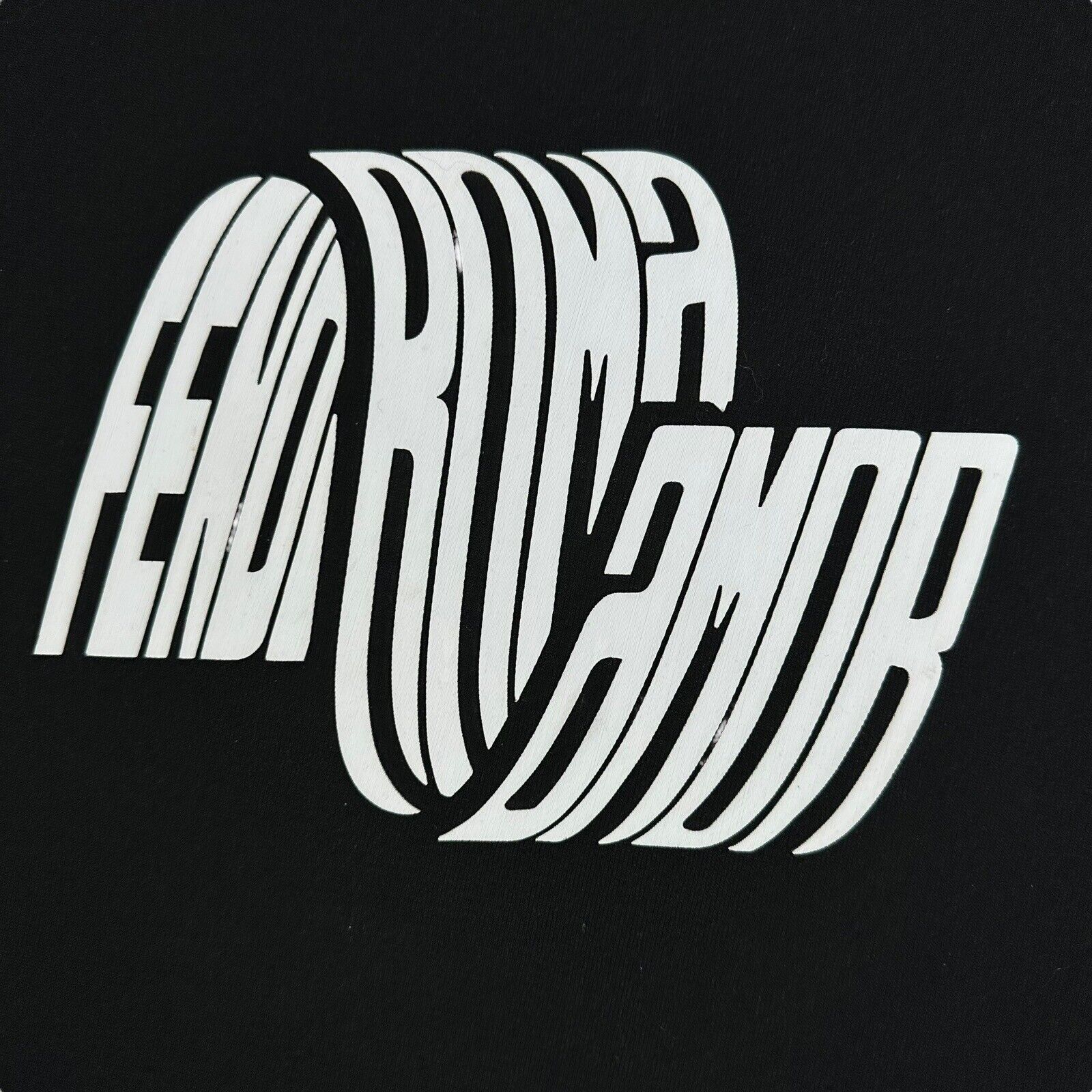 Fendi Fendi Size XL Black Sweatshirt Roma Wave Logo 3D Graphic Size US XL / EU 56 / 4 - 4 Thumbnail
