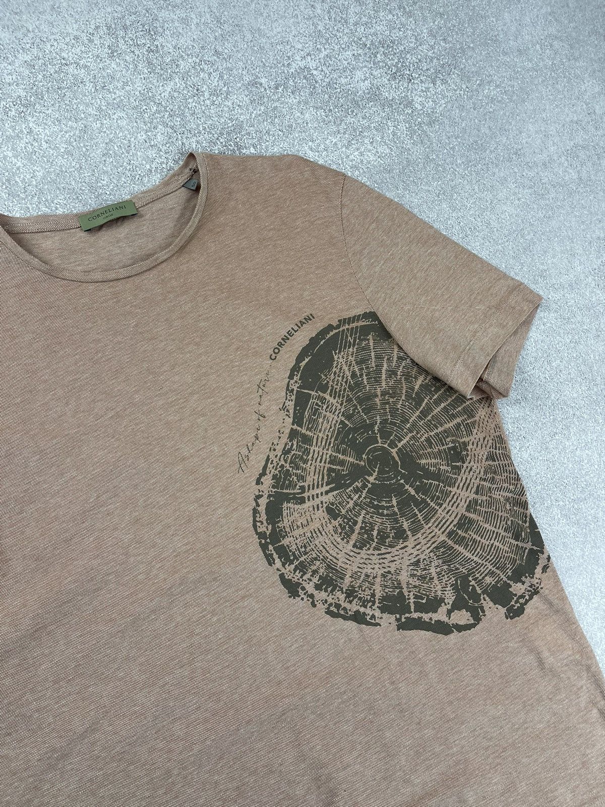 Corneliani Corneliani Circle Short Sleeve Cotton T-Shirt Size 50 Size US M / EU 48-50 / 2 - 2 Thumbnail