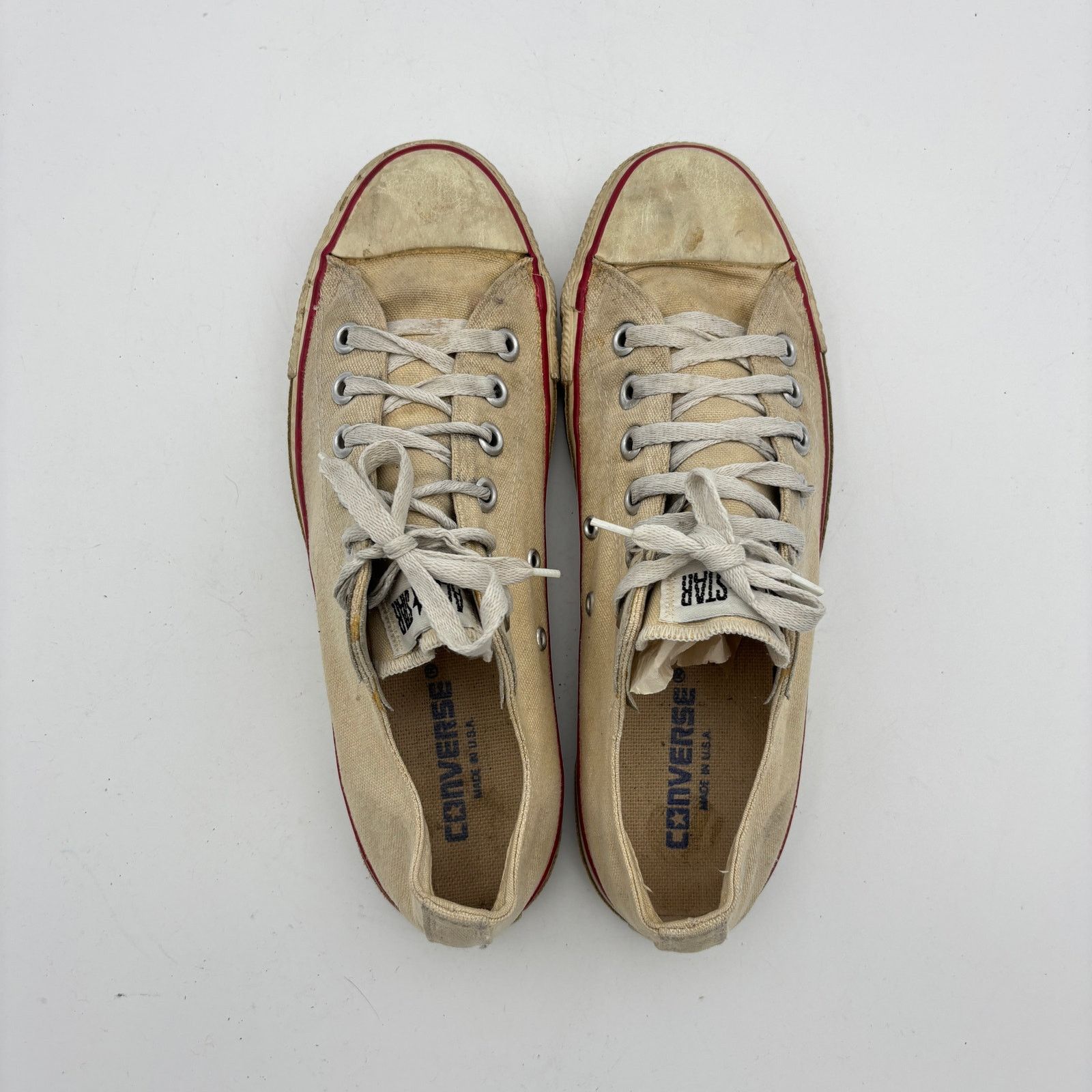 Converse Vintage 90s Converse Chuck Taylor Low Sneakers Men's 8 White Size US 8 / EU 41 - 6 Thumbnail