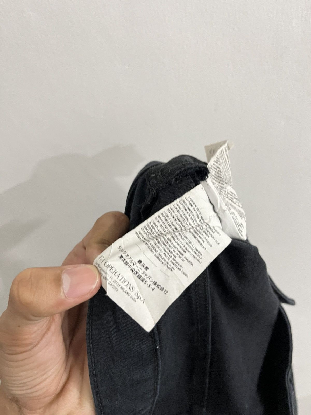 Emporio Armani Emporio Armani - Black Skinny Fit Pants 31 Size US 31 - 12 Thumbnail