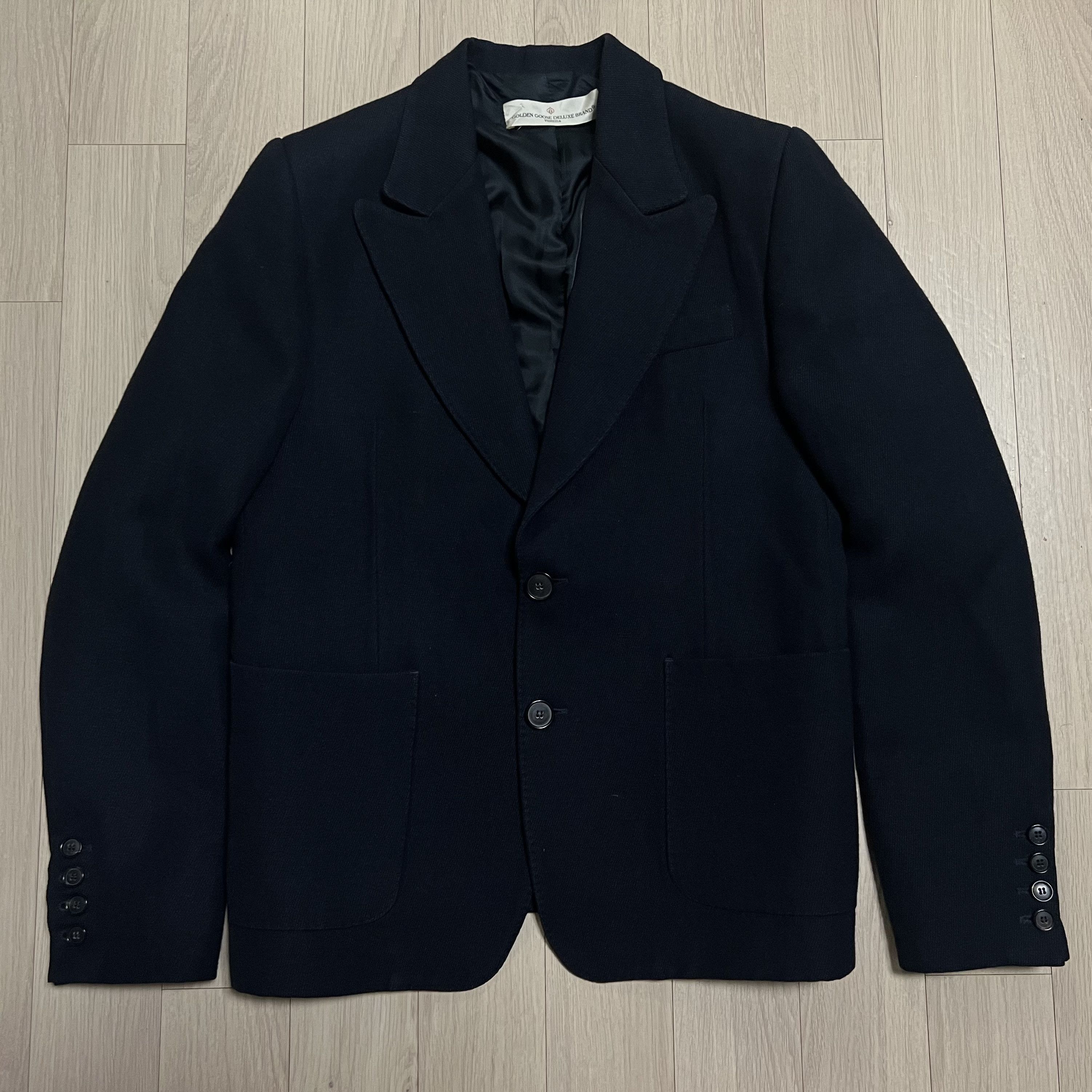 Golden Goose Wool Blazer Dark Navy Size US M / EU 48-50 / 2 - 1 Thumbnail