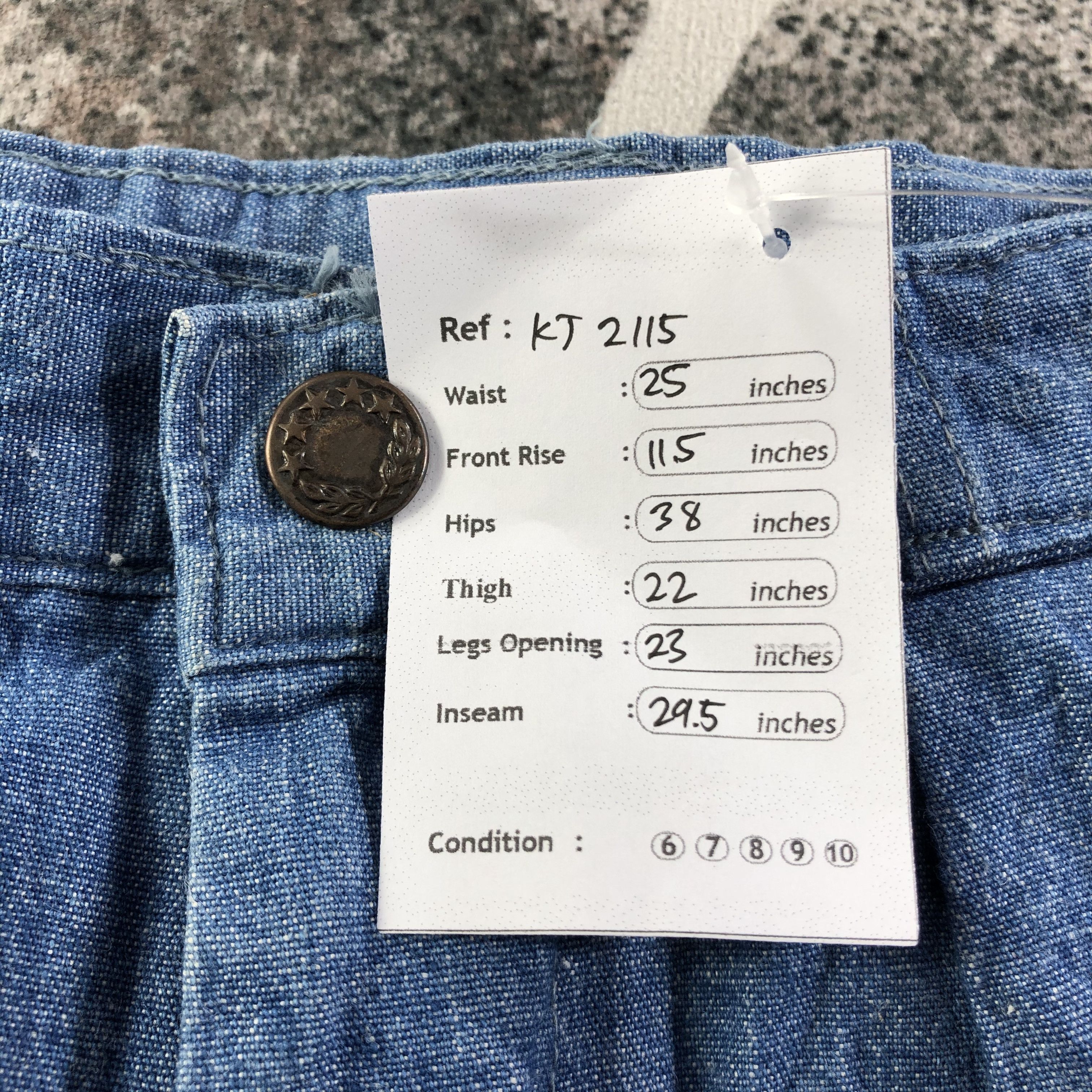 Japanese Brand Vintage 80s Flared Pants KJ2115 Size 25" / US 0 / IT 36 - 9 Thumbnail