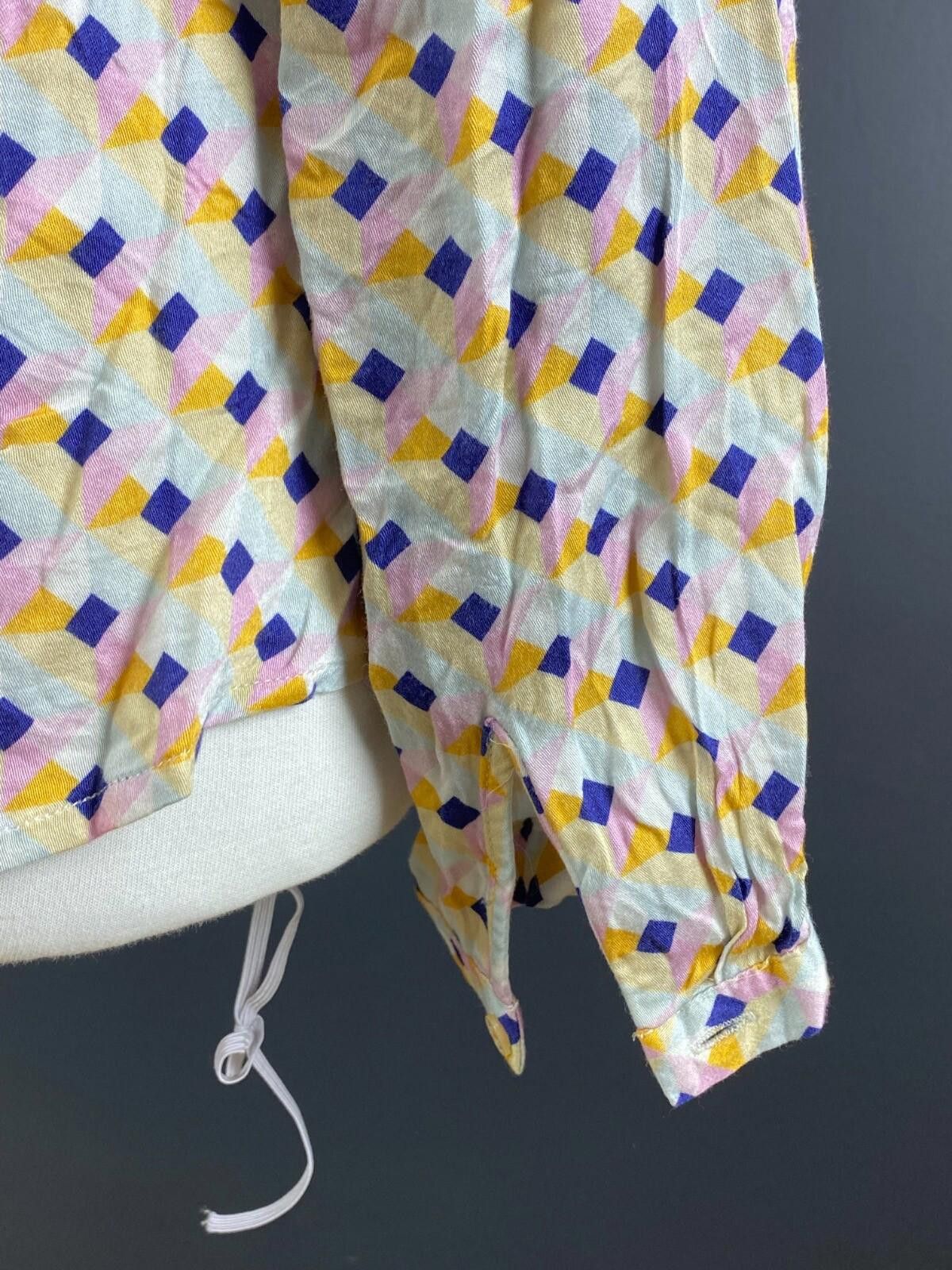 Designer Emily Van Den Bergh Multicolor Blouse Shirt Size 44 / L Size M / US 6-8 / IT 42-44 - 9 Thumbnail