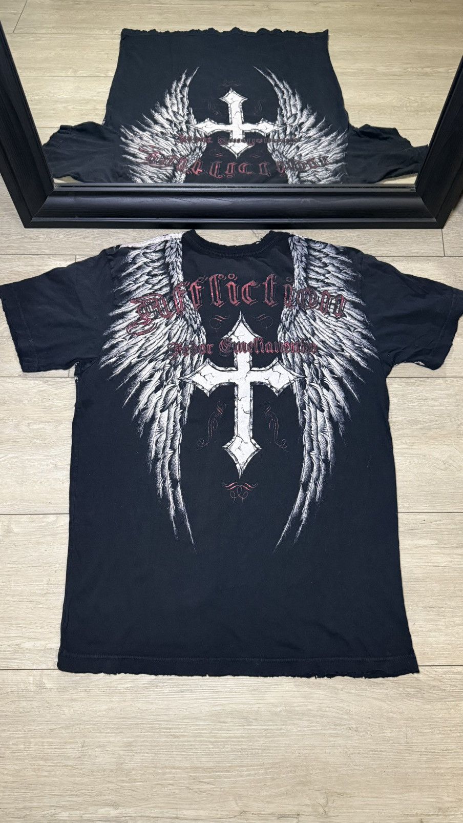Affliction Vintage / Y2K RARE Affliction Fendor Emelianenko Shirt Size US L / EU 52-54 / 3 - 2 Thumbnail