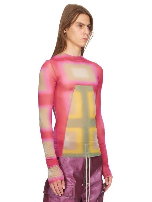 Rick Owens os11x0224 Edfu Lido Plaid Shirt in Fuchsia Moss Plaid Size US M / EU 48-50 / 2 - 2 Thumbnail