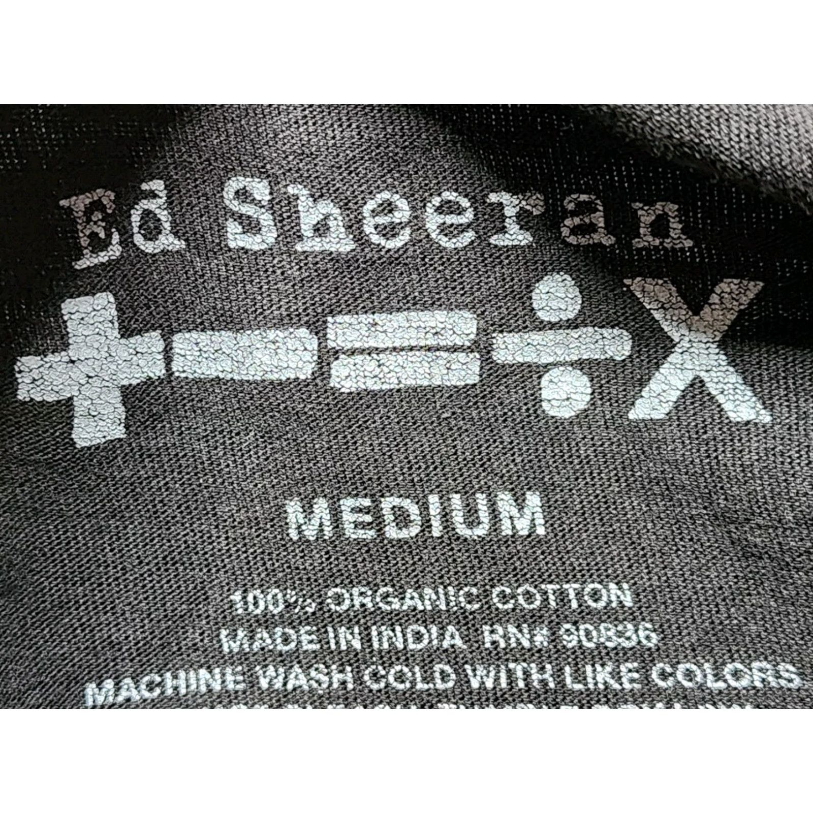 Doublet VINTAGE Tour Mens T-Shirt Band 90s Ed Sheeran Equals Concert Double-Sided Black M Mens Size US M / EU 48-50 / 2 - 6 Thumbnail