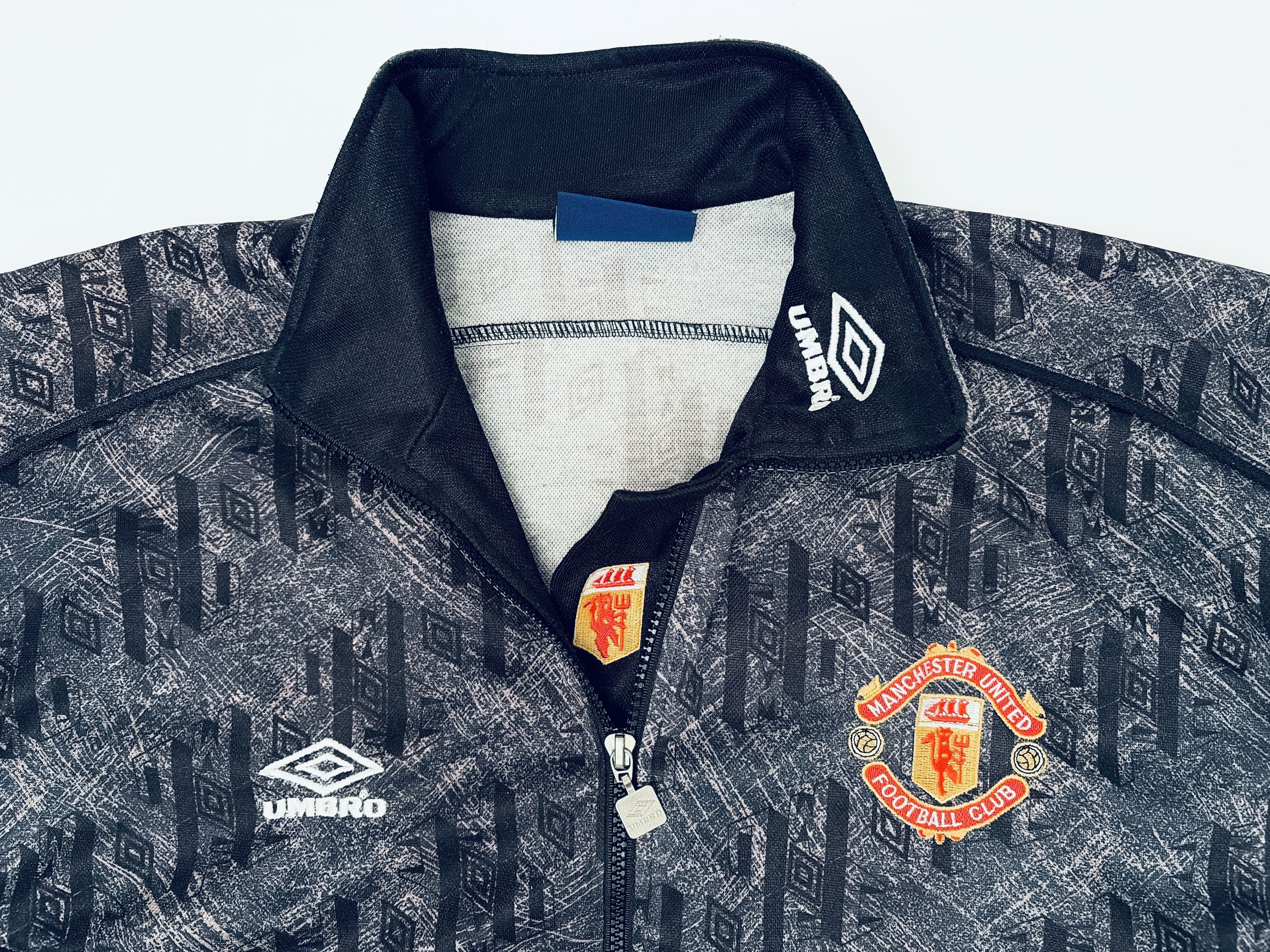 Umbro Manchester United Training Jacket 1992 1993 Size US L / EU 52-54 / 3 - 5 Thumbnail