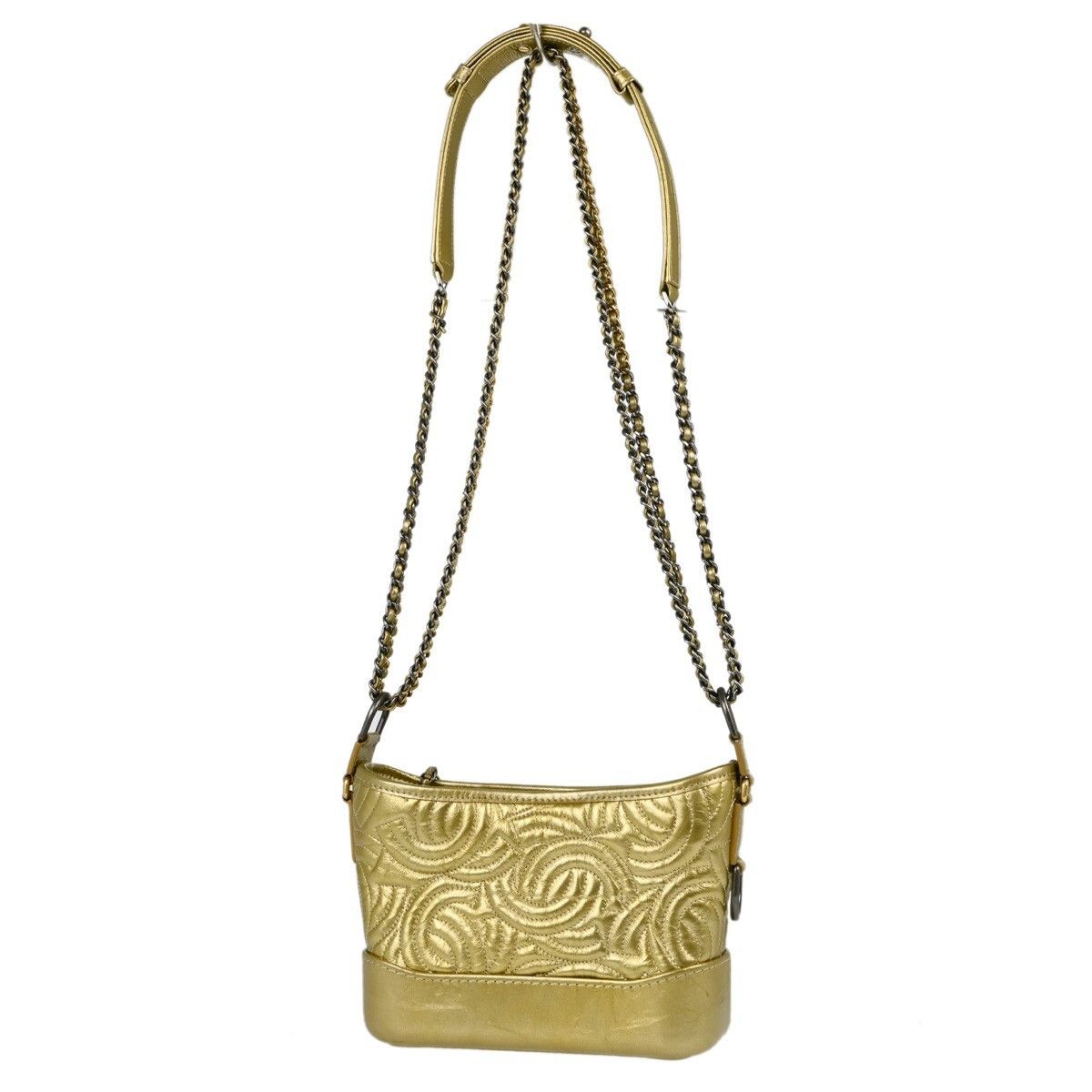 Chanel Chanel Gabrielle Hobo Quilted Metallic Aged Calfskin Size ONE SIZE - 1 Thumbnail
