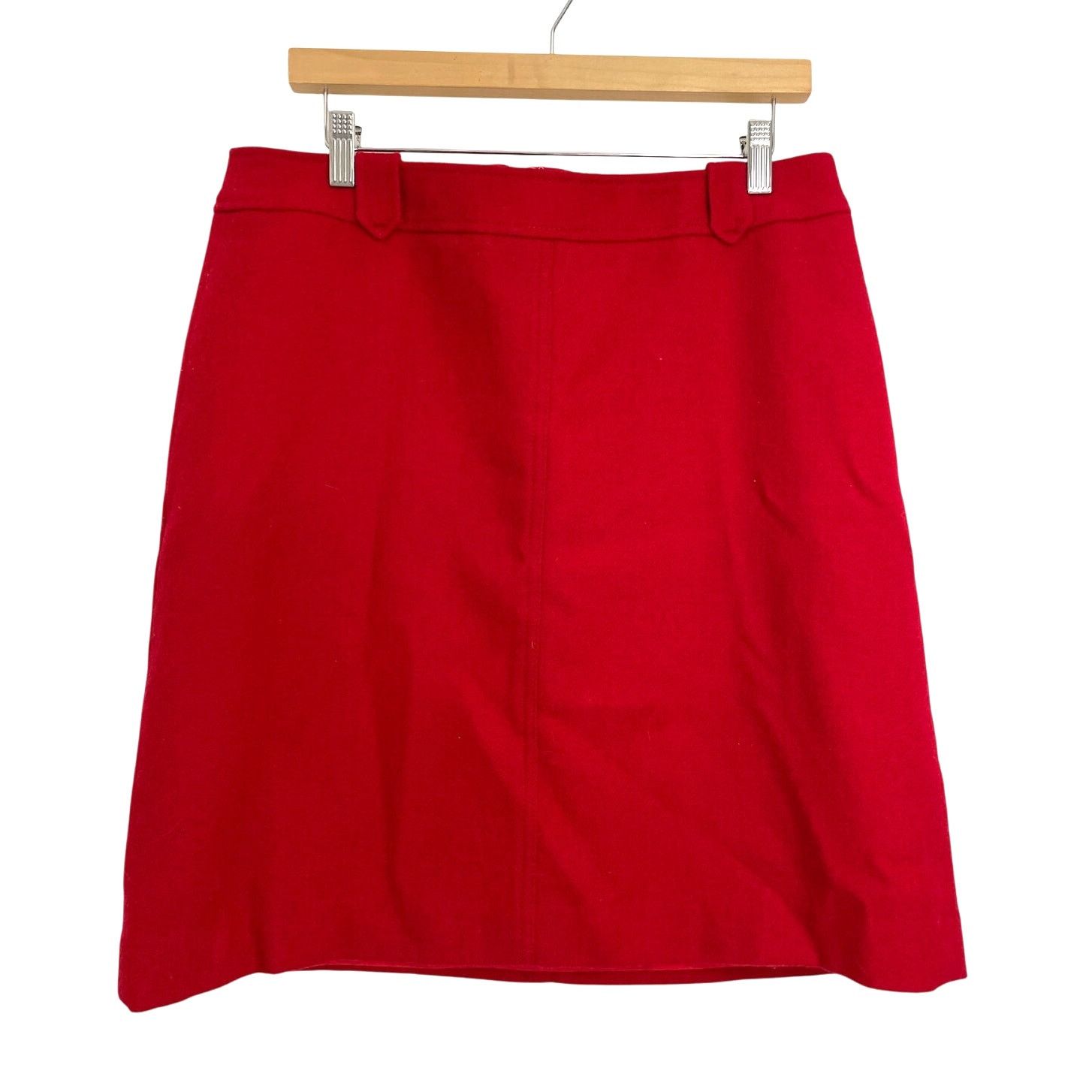 Other Talbots Wool Blend Chic Mini Skirt Women's 12 Red Size 34" / US 12 / IT 48 - 1 Thumbnail