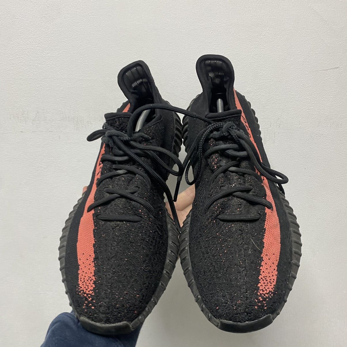 Adidas adidas Yeezy Boost 350 V2 Core Black Red Size US 12 / EU 45 - 4 Thumbnail