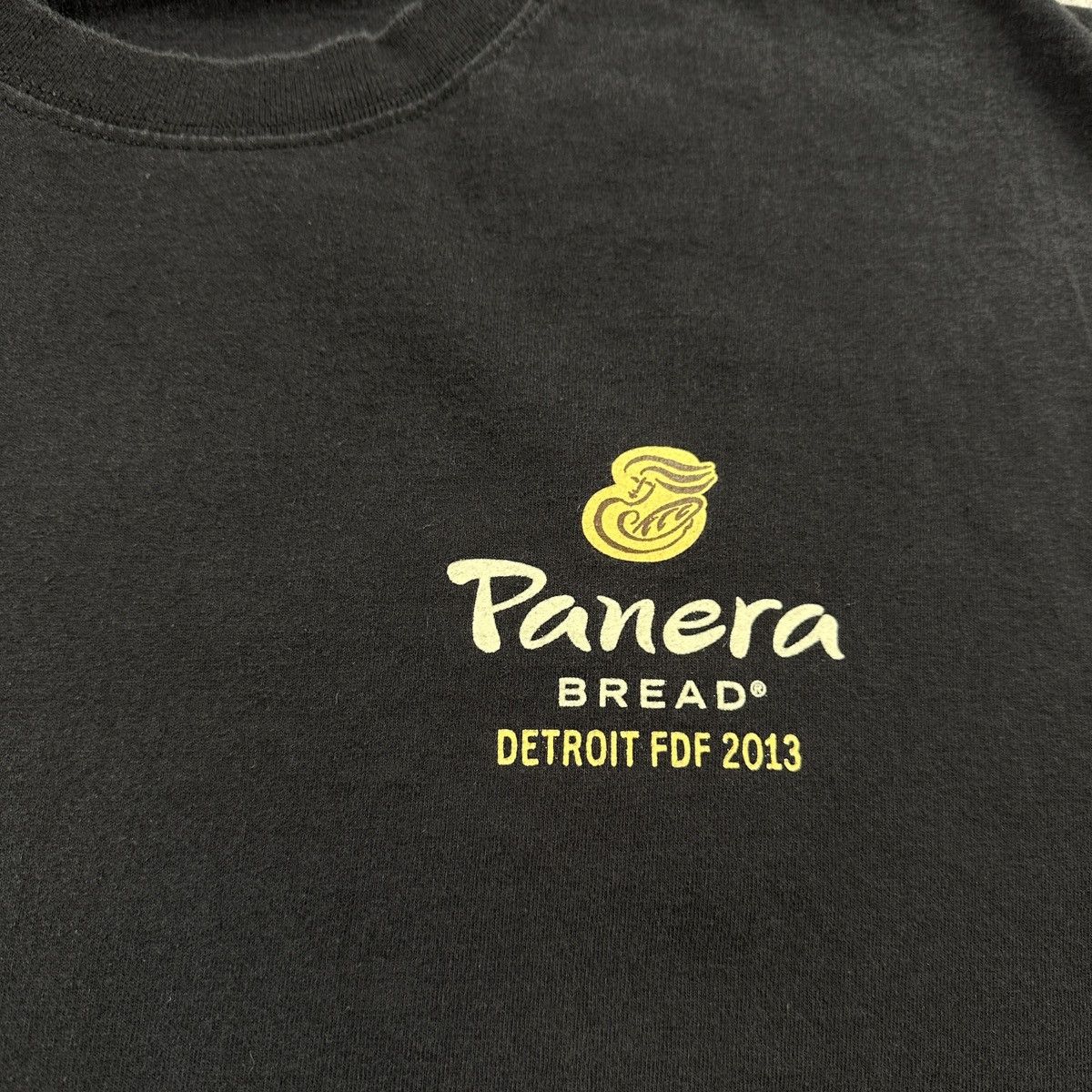 Vintage Panera Bread Detroit Black T Shirt Size US XL / EU 56 / 4 - 9 Thumbnail