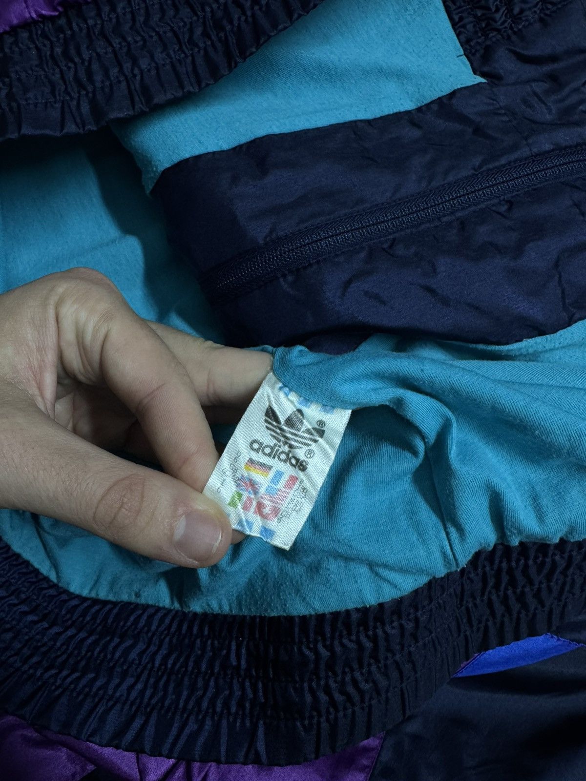 Adidas Vintage Adidas Nylon Track Suit Very Rare Retro 90’s Size US L / EU 52-54 / 3 - 13 Thumbnail