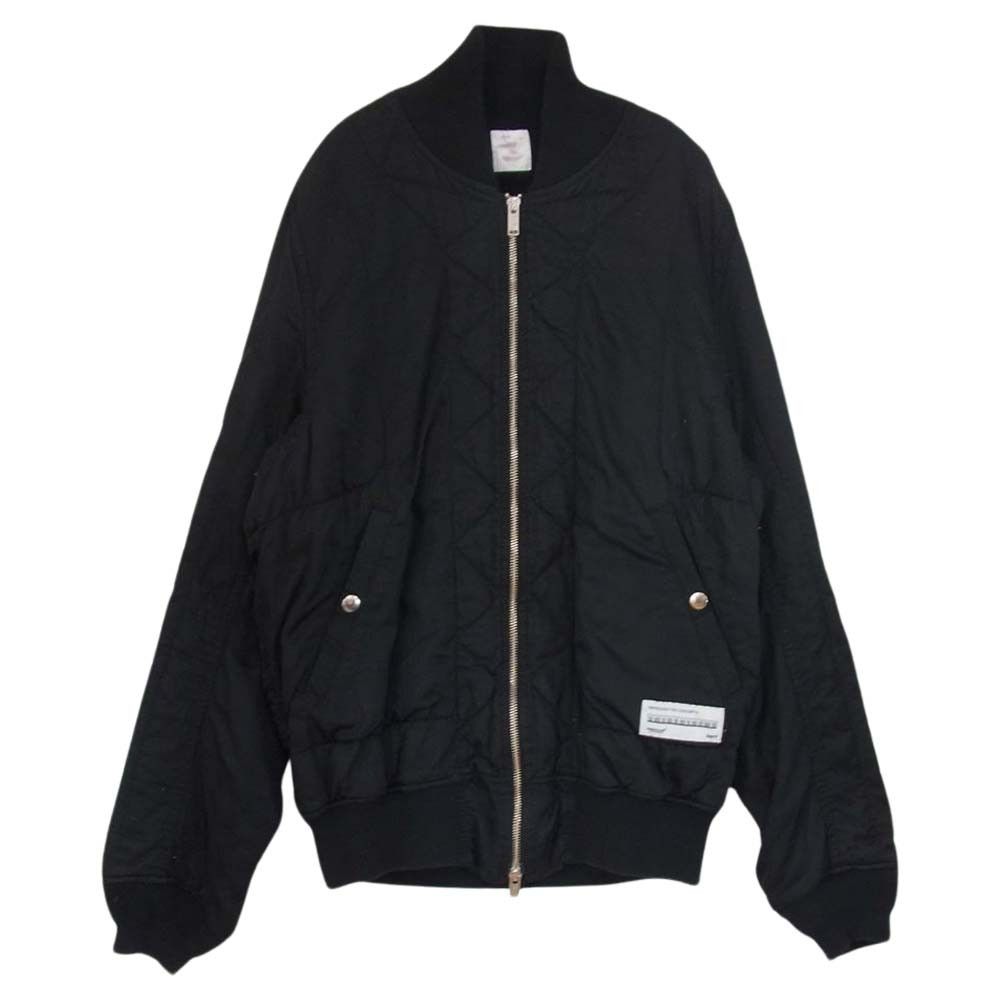 Undercover Jacket twill crimp lining wrinkled blouson zip up Black ...