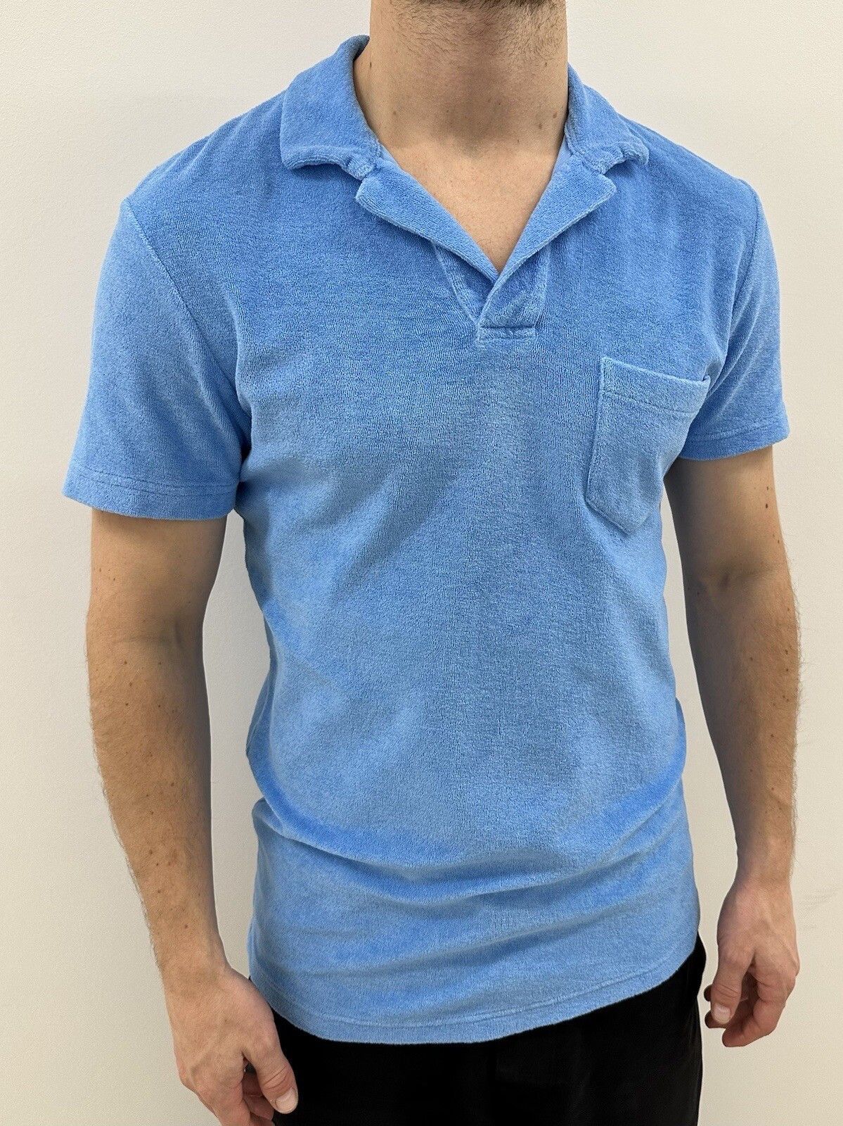 Orlebar Brown Men's Orlebar Brown Collared Golf Terry Polo Shirt Size US S / EU 44-46 / 1 - 3 Thumbnail
