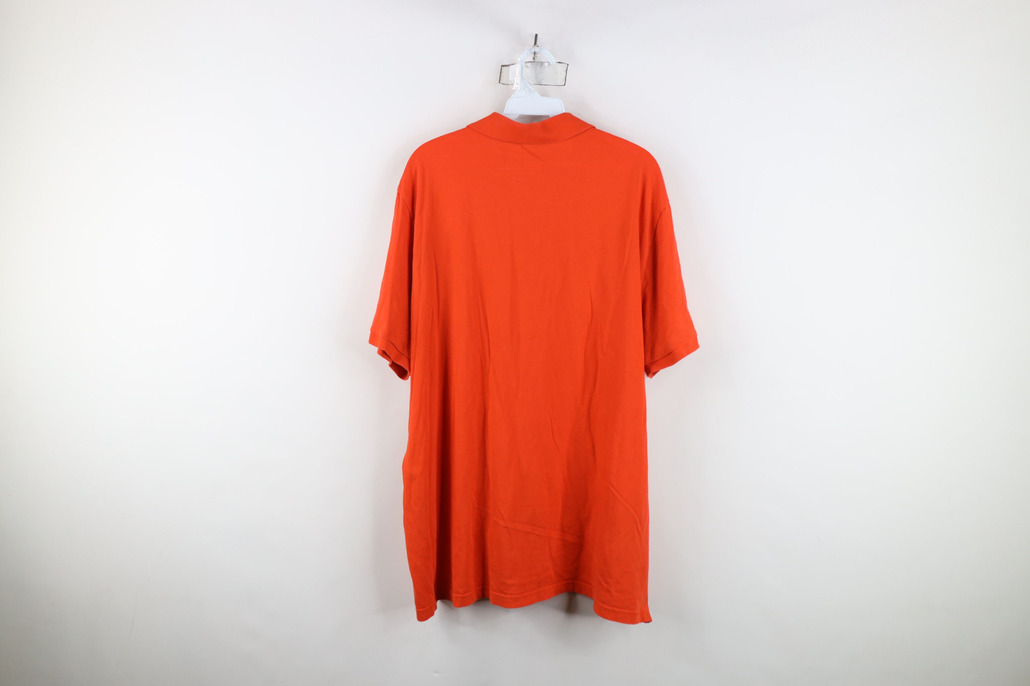 Nike Vintage Y2K Nike Spell Travis Scott Mini Swoosh Polo Orange Size US XXL / EU 58 / 5 - 11 Thumbnail
