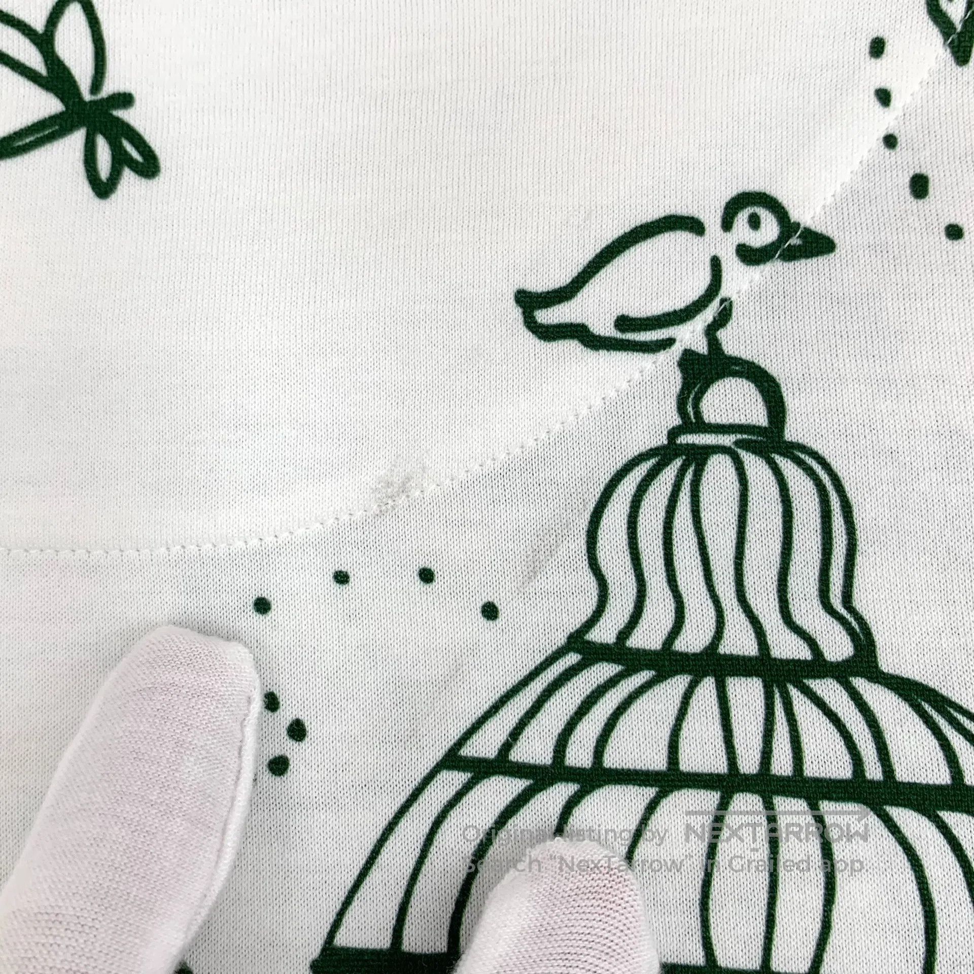 Dolce & Gabbana Dolce Gabbana White cartoon doodle print cotton round neck Size S / US 4 / IT 40 - 8 Thumbnail
