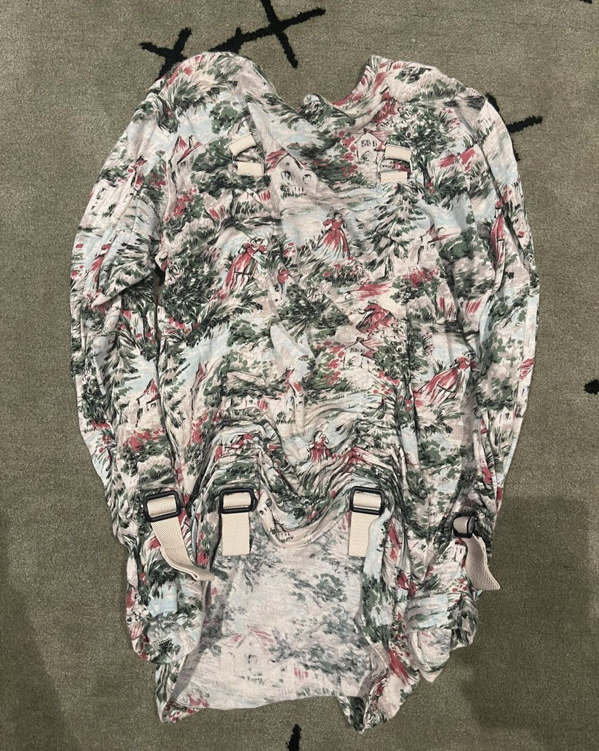 Junya Watanabe Junya Watanabe 2003 Parachute Stretch Top (Landscape Print) Size US M / EU 48-50 / 2 - 2 Thumbnail