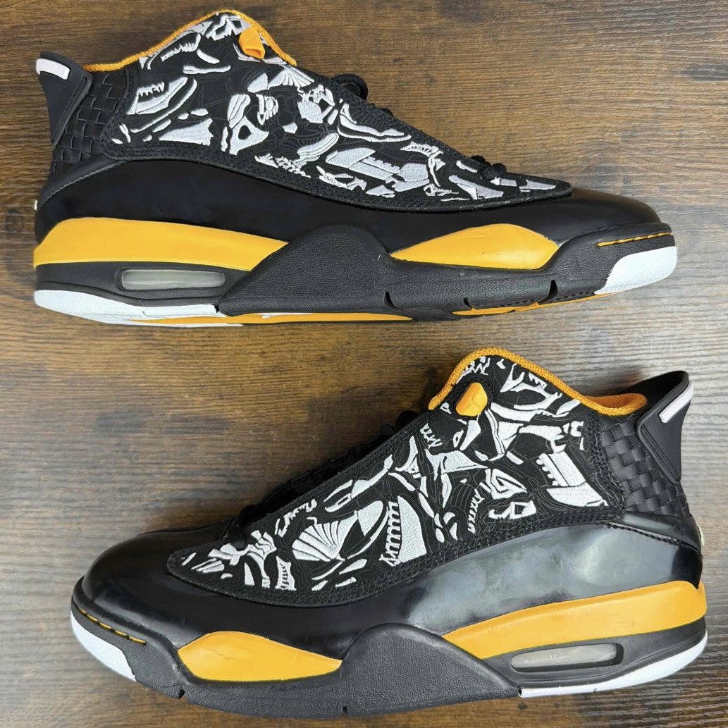 Jordan Brand NEW Vintage Air Jordan Dub Zero Black Maize 10.5 311046-071 Size US 10.5 / EU 43-44 - 2 Thumbnail