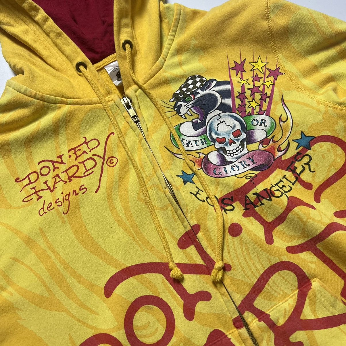 Christian Audigier Ed Hardy Death or Glory by Christian Audigier Hoodie Size S / US 4 / IT 40 - 4 Thumbnail