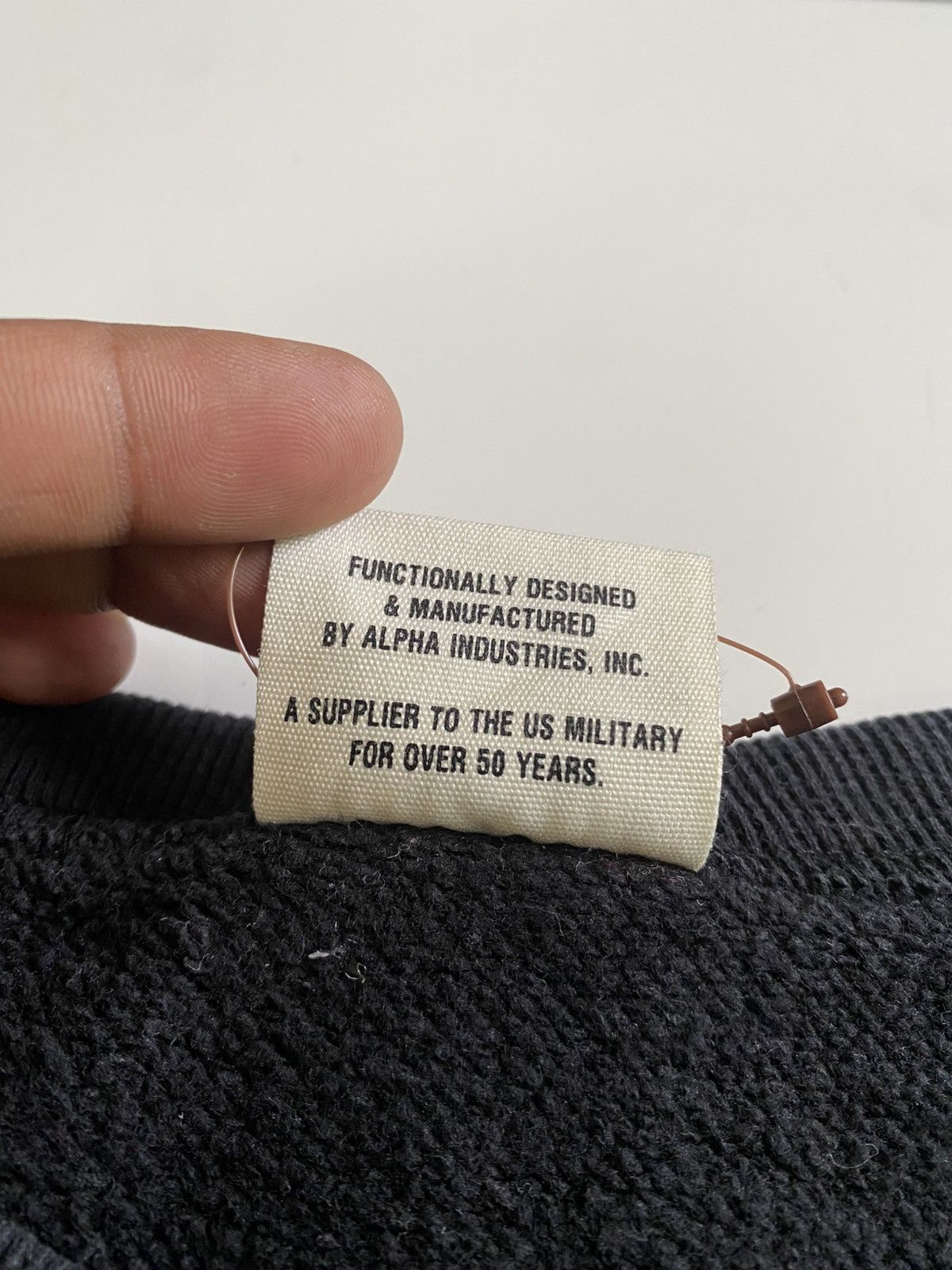 Alpha Industries Vinatge Alpha Industries single pocket crewneck Size US M / EU 48-50 / 2 - 7 Thumbnail