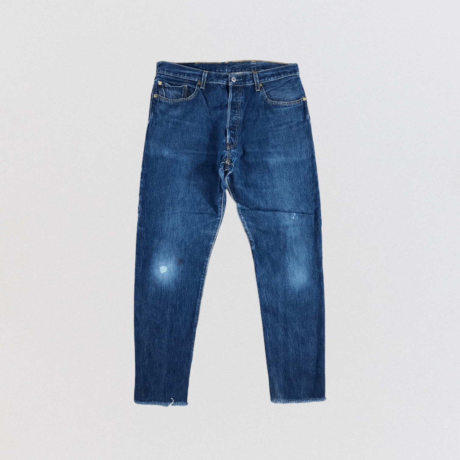 Levi's Vintage 90s Blue Wash Levis 501 Jeans-JM2494 Size US 35 - 1 Thumbnail