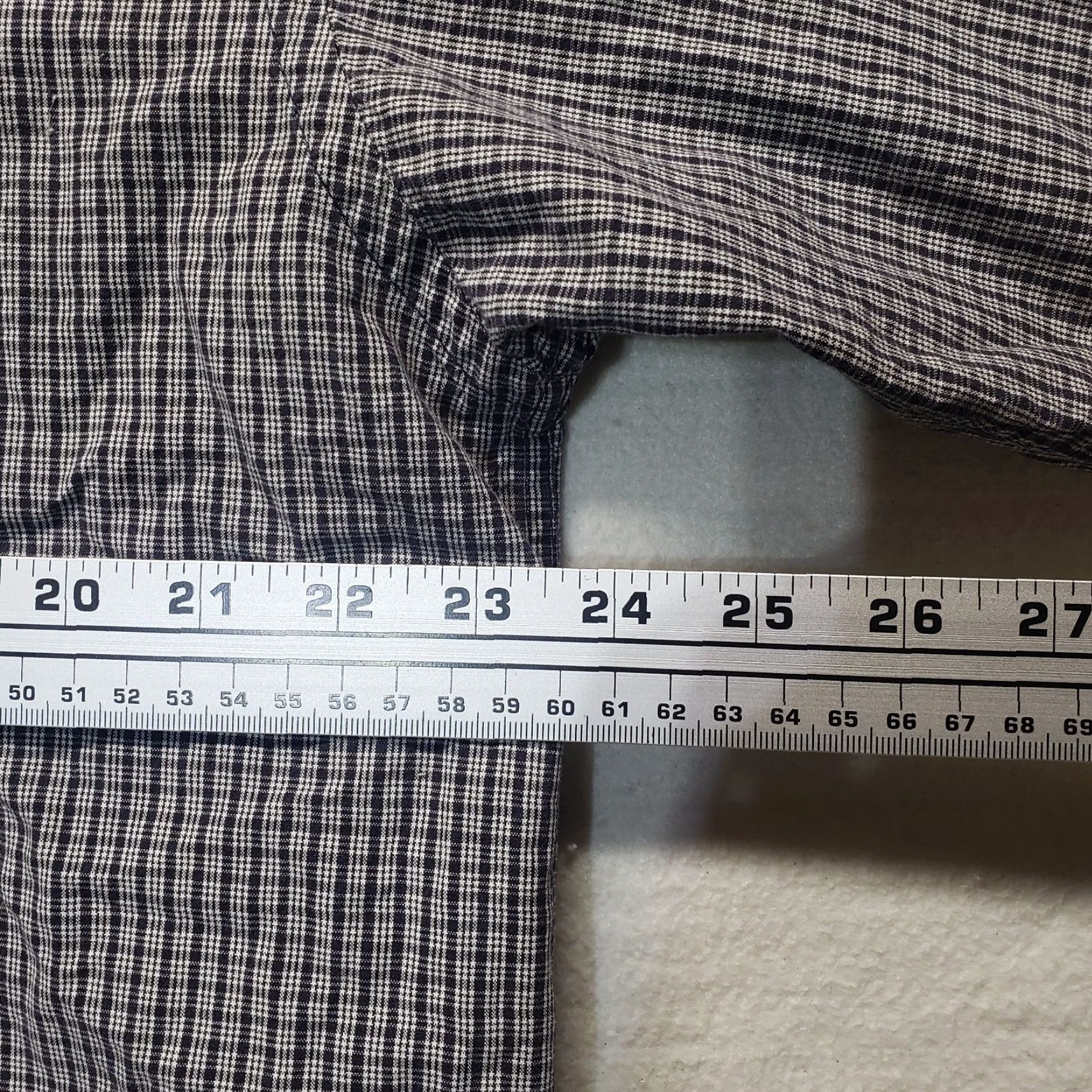 Izod IZOD Shirt Adult Men's Gray Checkered Short Sleeve Button Up XL Extra Large Size US XL / EU 56 / 4 - 5 Thumbnail