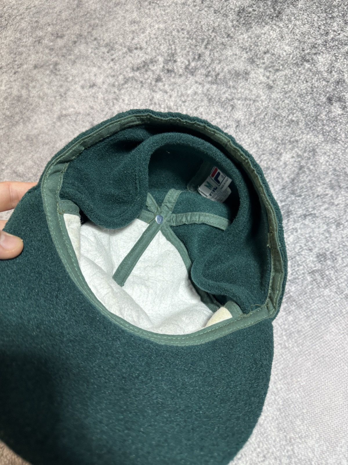 Fila Vintage Fila Logo Fleece Cap Gorpcore Streetwear Rare Casual Size ONE SIZE - 4 Thumbnail